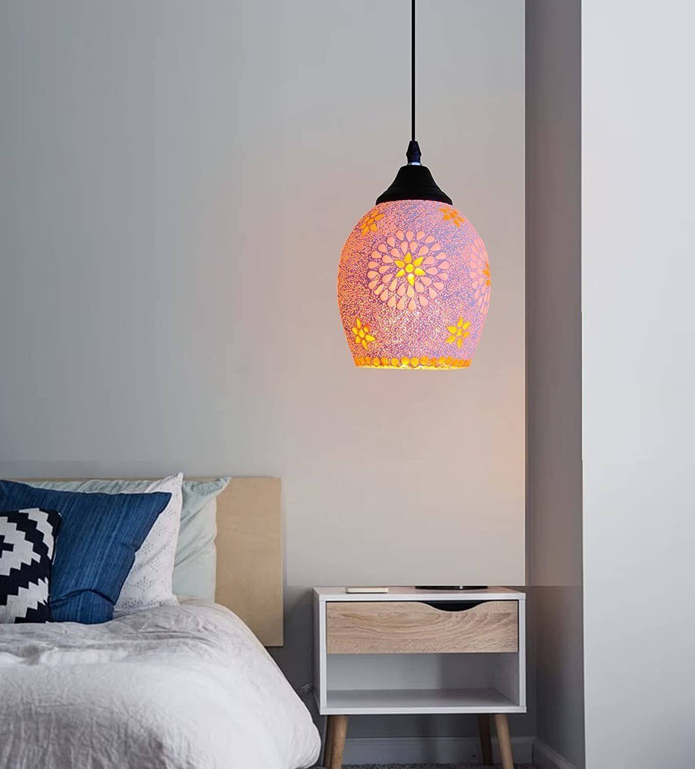 Brightlyt HandCrafted Glass Hanging Pendant Lamp Ceiling Lamp