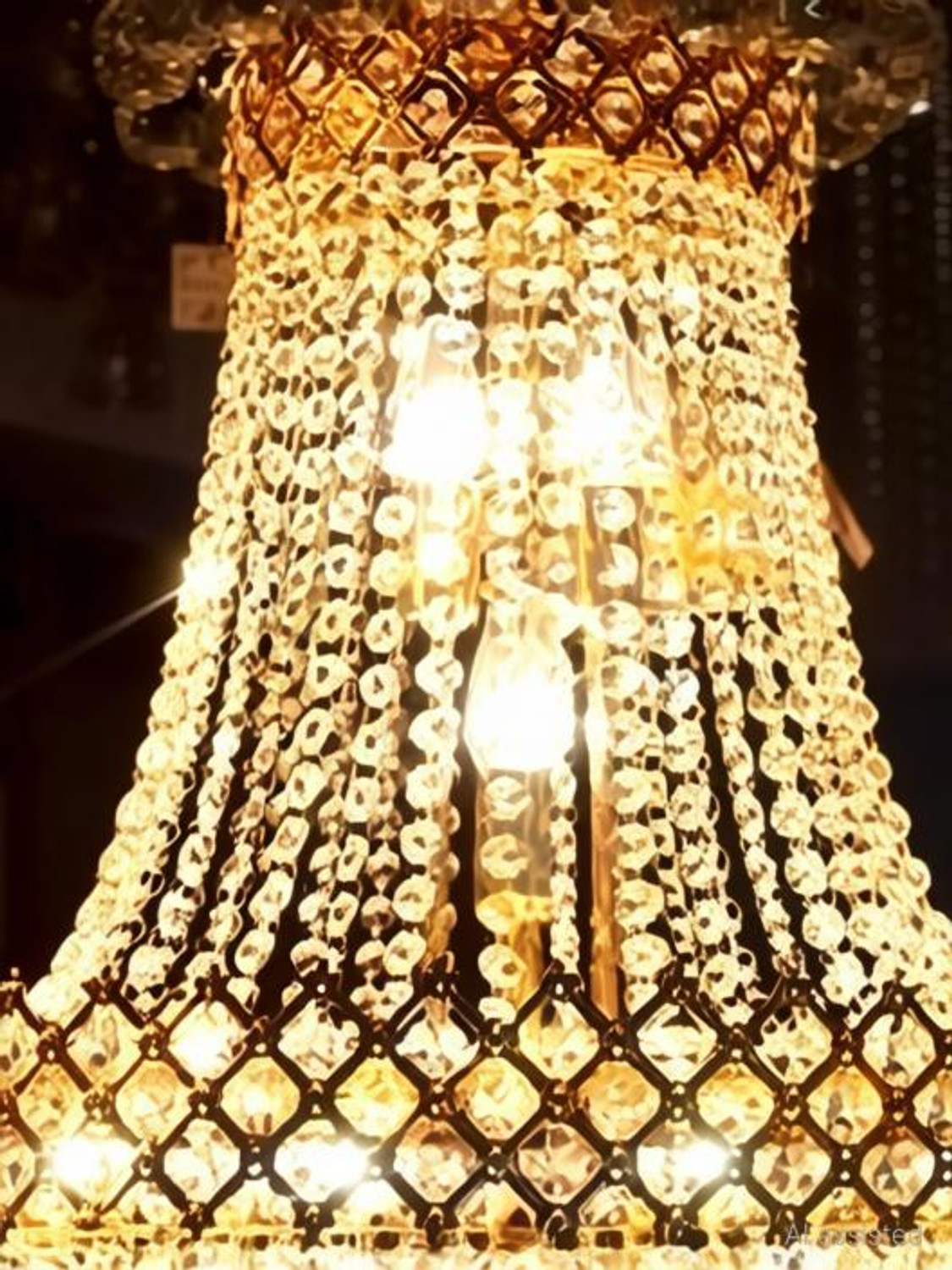 Image of Prmoagen Orginal K /9 Diamond Crystal Chandelier Light Chandelier Ceiling Lamp