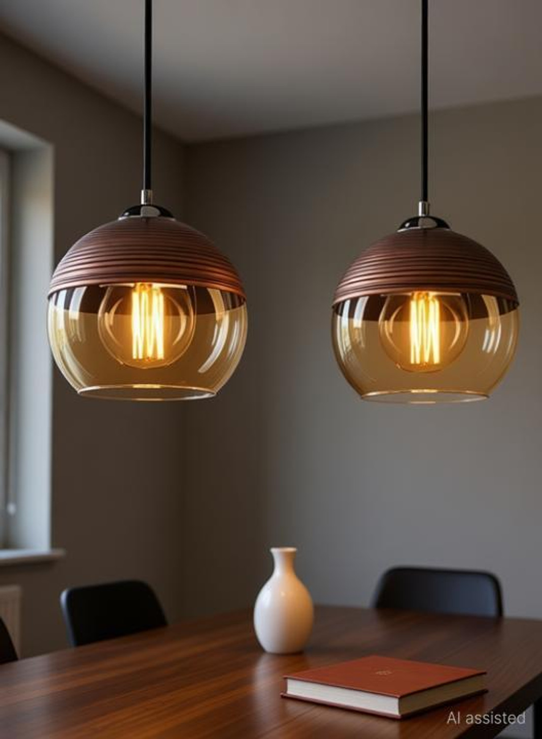 Image of Adwait Celling Light For Home, Cafe, Rastaurant Chandelier Ceiling Lamp(Pack of 2) Chandelier Ceiling Lamp