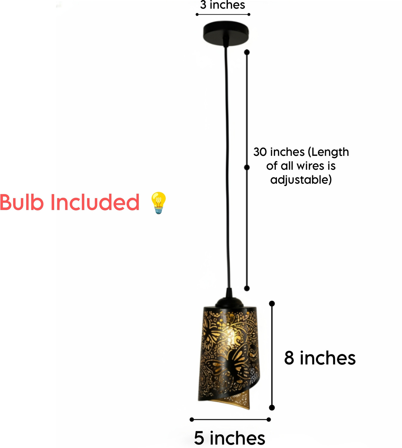 Image of DECORLIA EMPORIO COMBO OF 2 BUTTERFLY Pendant Lamp Ceiling Lamp