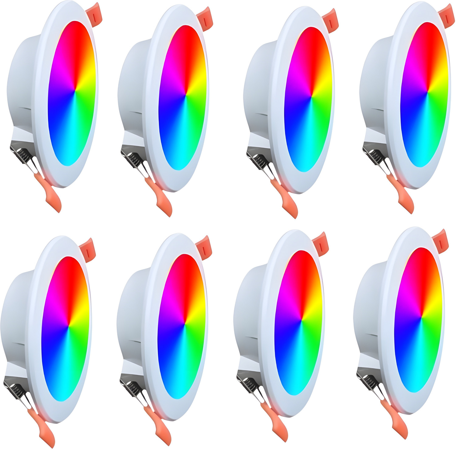 Image of MNLight 9 watt maxa model Down Light pack of Dm-8 Ceiling Light Ceiling Lamp (Multicolor)