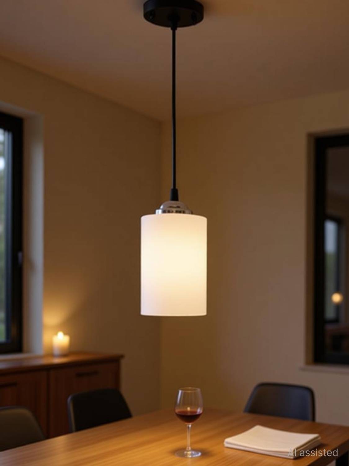 Areezo Unbreakable White PVC Hanging Pendant Ceiling Light for Home Decor Pendant Lamp Ceiling Lamp