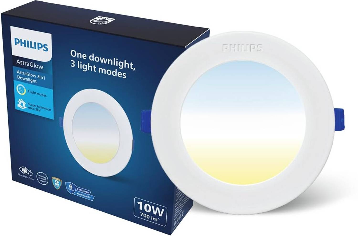 PHILIPS PHILIPS 10W 3in1 AstraGlow Round LED Panel Light Ceiling Light Ceiling Lamp