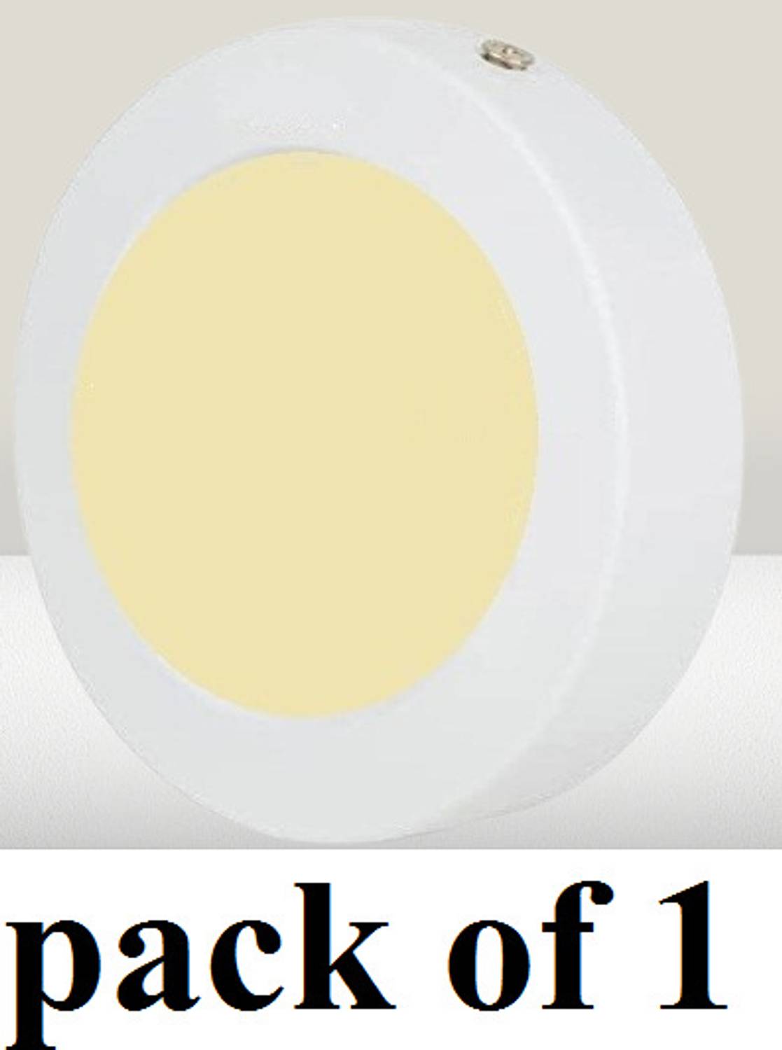 Brightstar LED 7WATT Pack of 1 Round Surface Down Light Panel Light Recessed Ceiling Light Ceiling Lamp