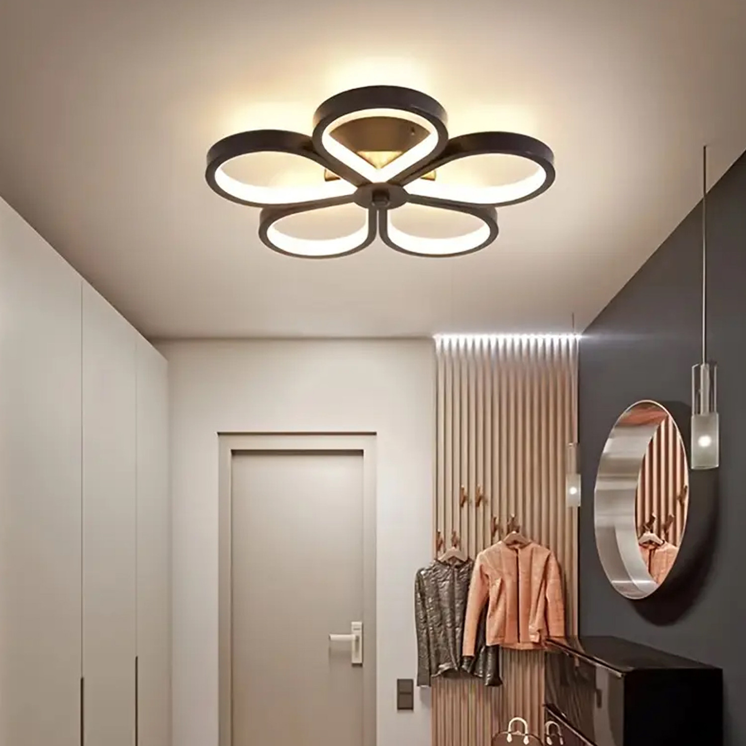 Image of AASHRO MALL C-807 Modern Dimmable LED Ceiling Light, Modern Flush Mount Chandelier Ceiling Lamp