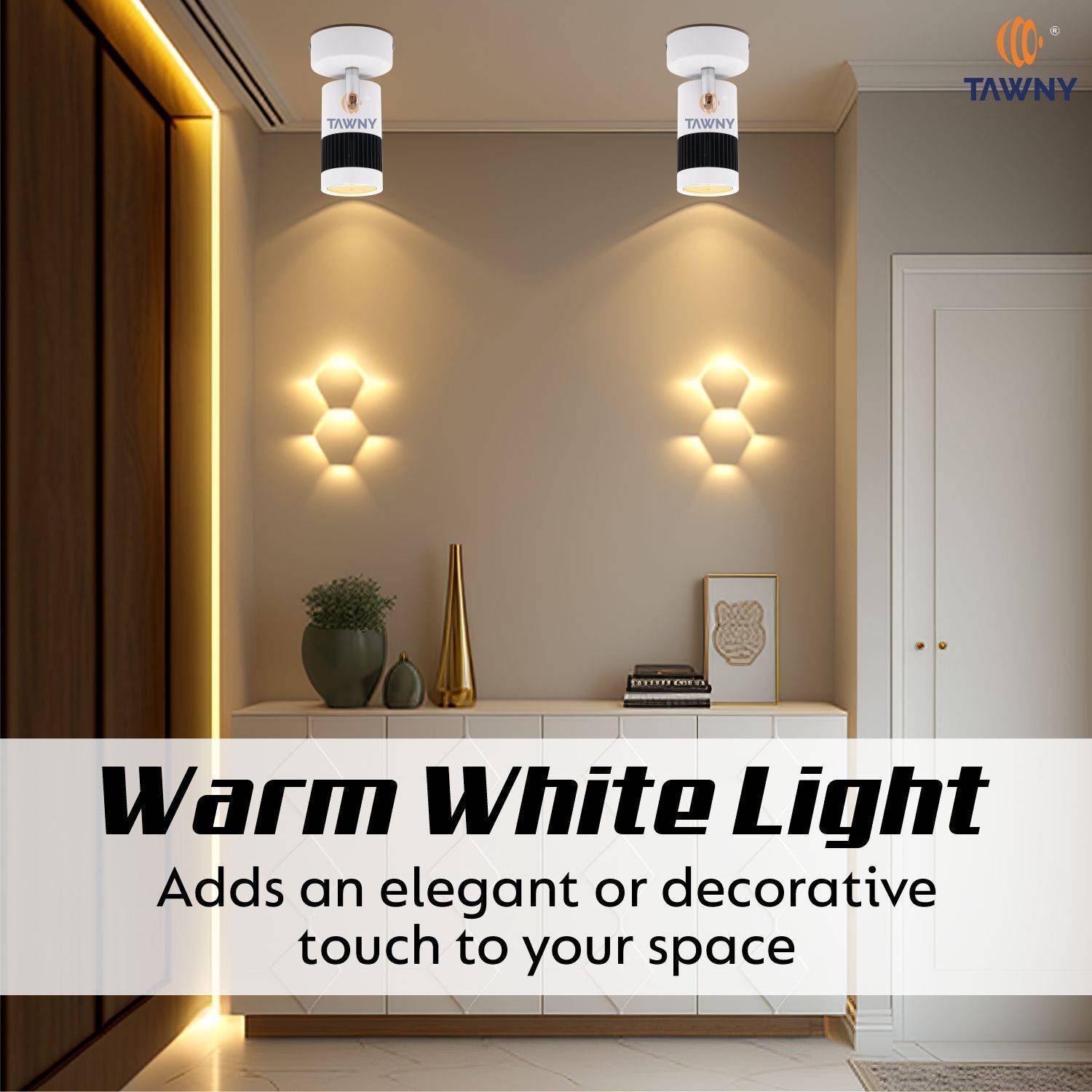 Tawny 3 watt White spot light,focus light,picture light,Color-Warm