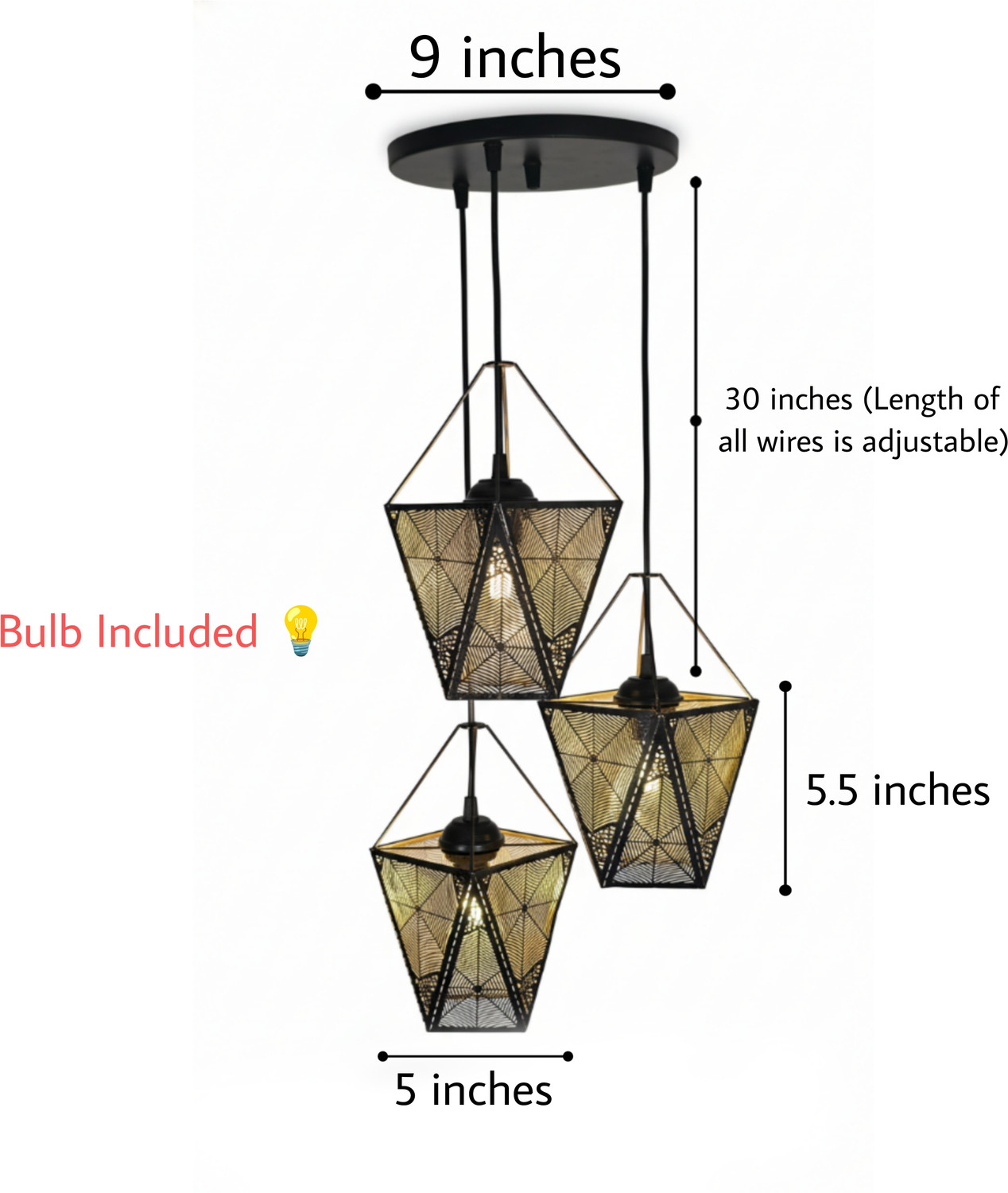 Image of DECORLIA EMPORIO (BULB INCLUDED) SPIDER DESIGN DECORATIVE Pendant Lamp Ceiling Lamp