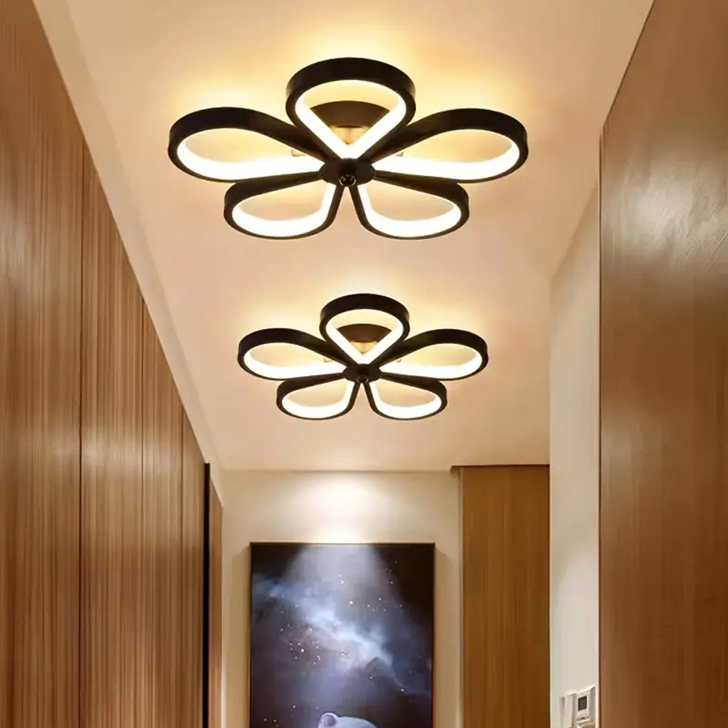 Image of AASHRO MALL C-807 Modern Dimmable LED Ceiling Light, Modern Flush Mount Chandelier Ceiling Lamp