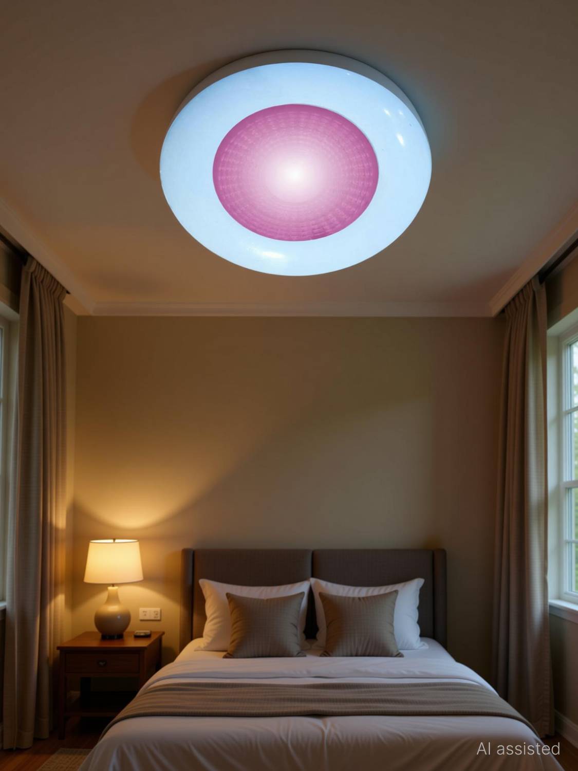 AP Source 4 WATT DEEP LED CONCEALED LIGHT IN (PINK) PACK OF 1 Recessed Ceiling Light Ceiling Lamp