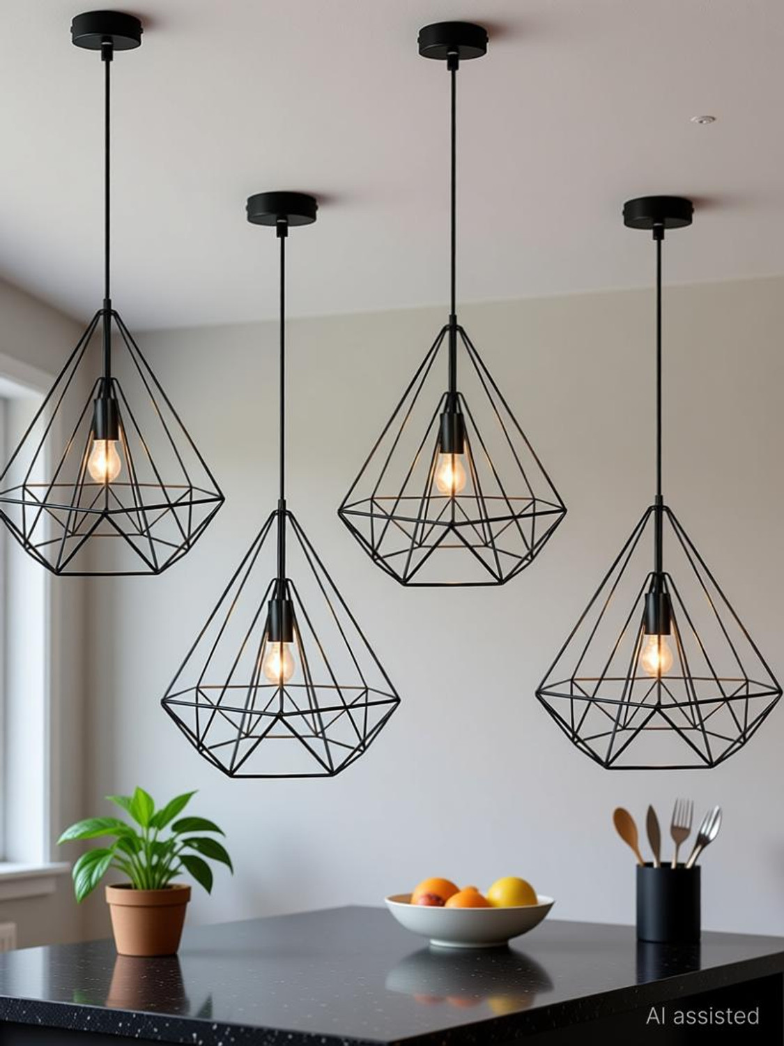 Image of DENICRAAS HANGING Decorative Hanging Lamp /Pendant Lamp /Ceiling Light to decor your Home Chandelier Ceiling Lamp