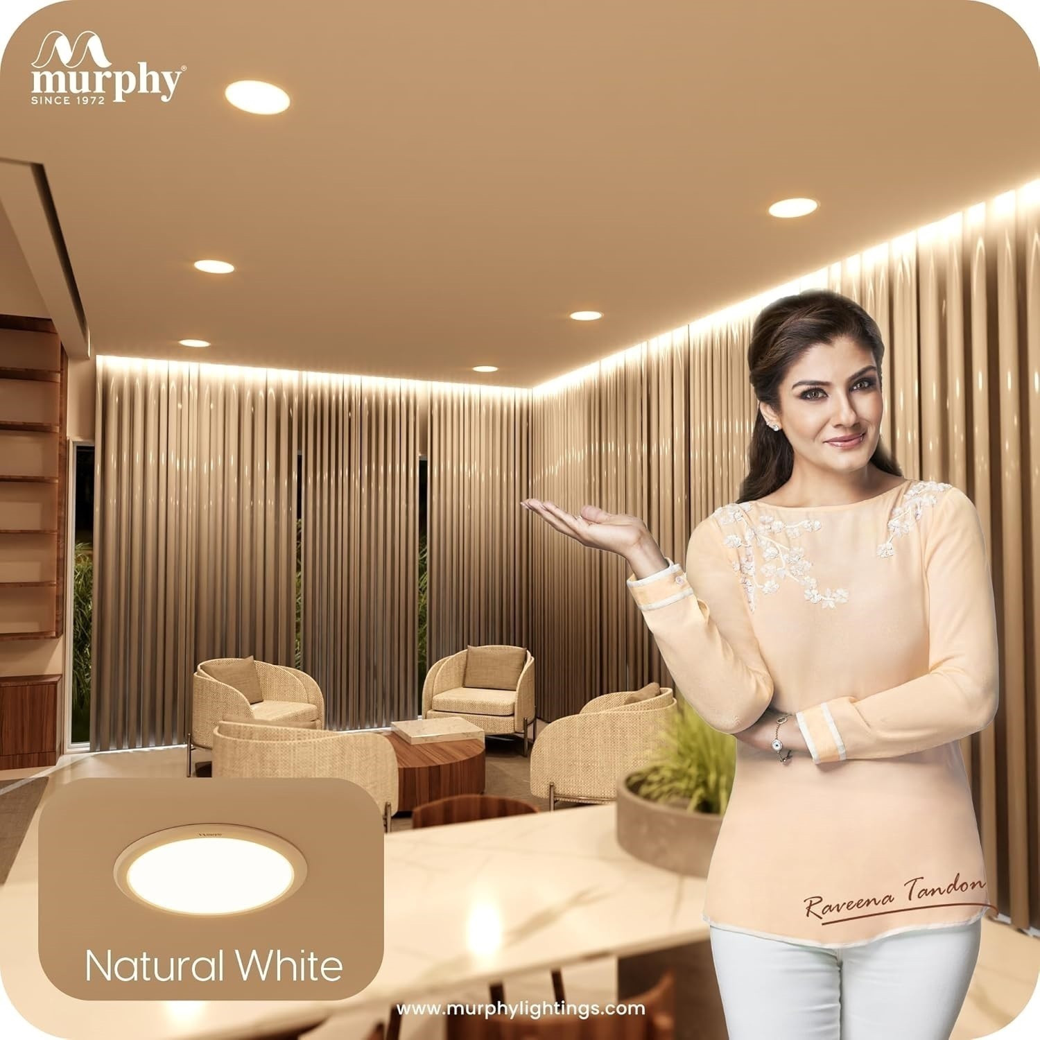 Image of MURPHY EVO Round LED - 15W Natural White Recessed Ceiling DownlightPack of 10 Recessed Ceiling Light Ceiling Lamp