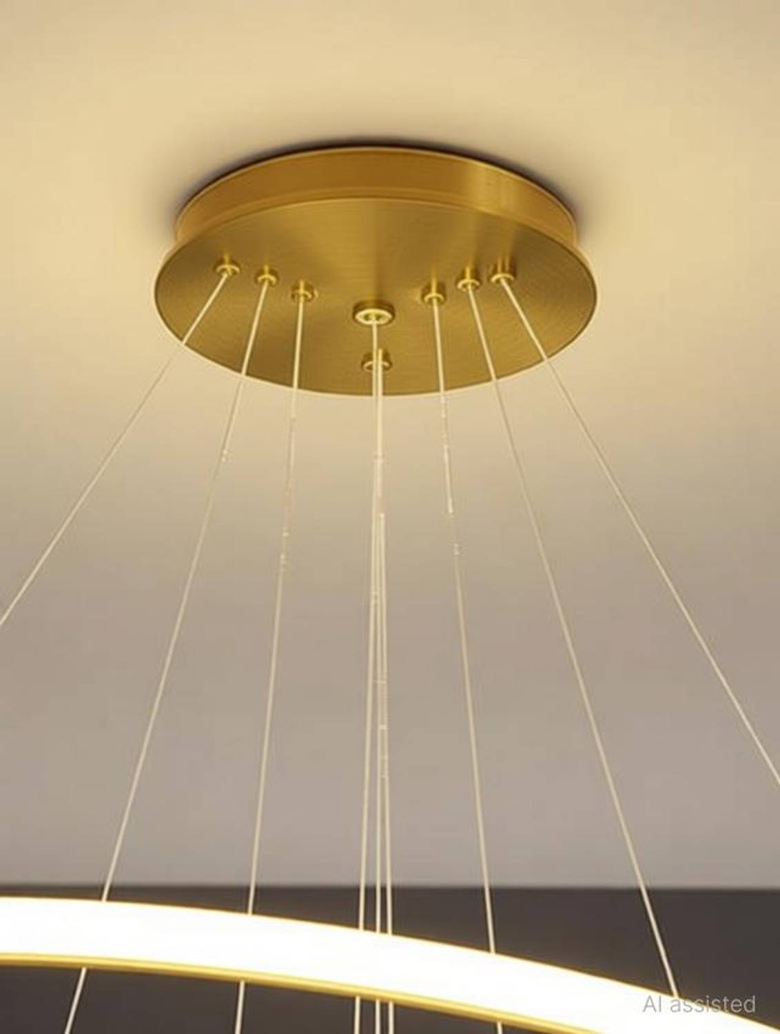 Adwait 600mmRoundLED Light Chandelier Ceiling Lamp - Image 3