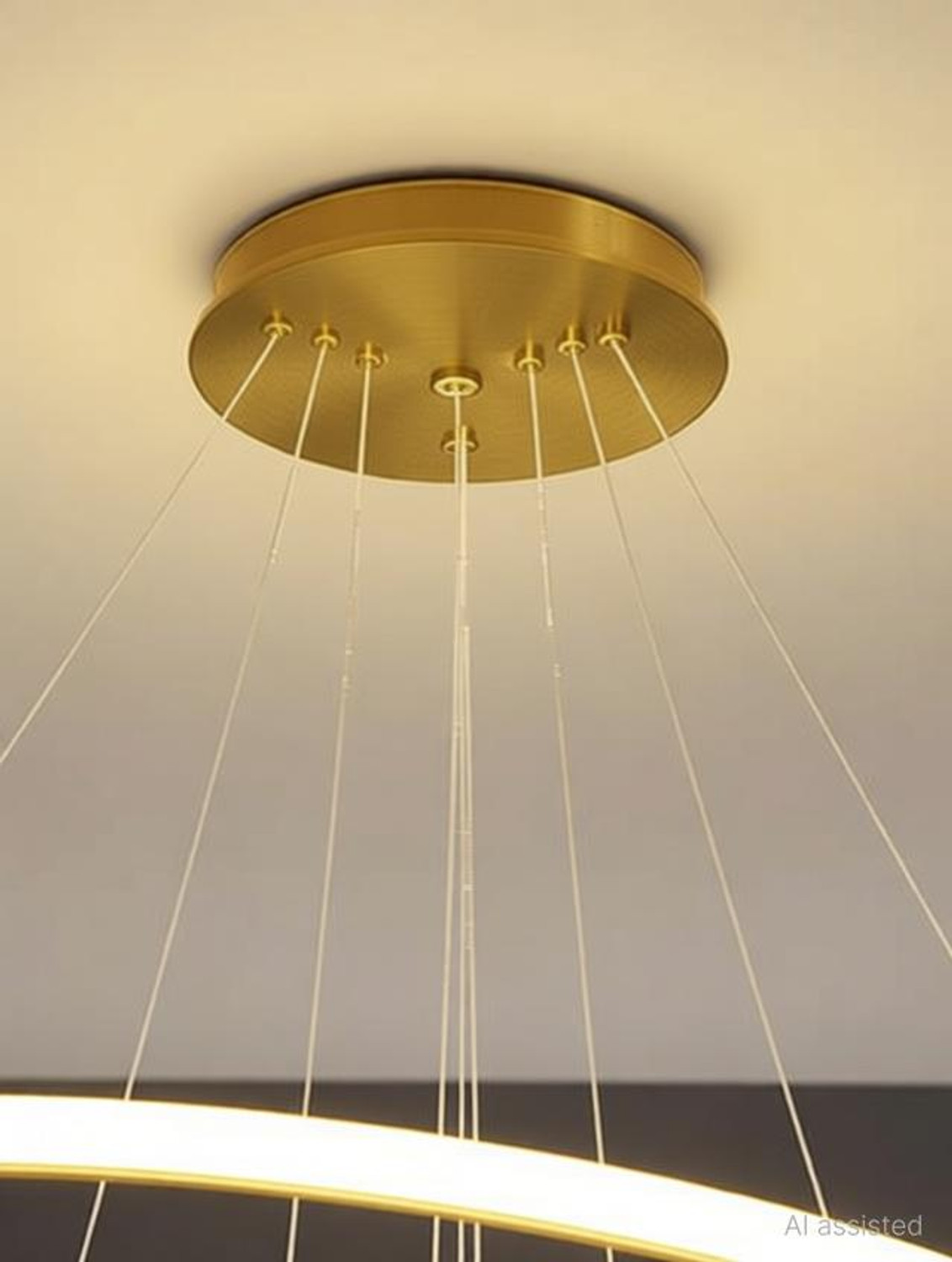 Image of Adwait 600mmRoundLED Light Chandelier Ceiling Lamp