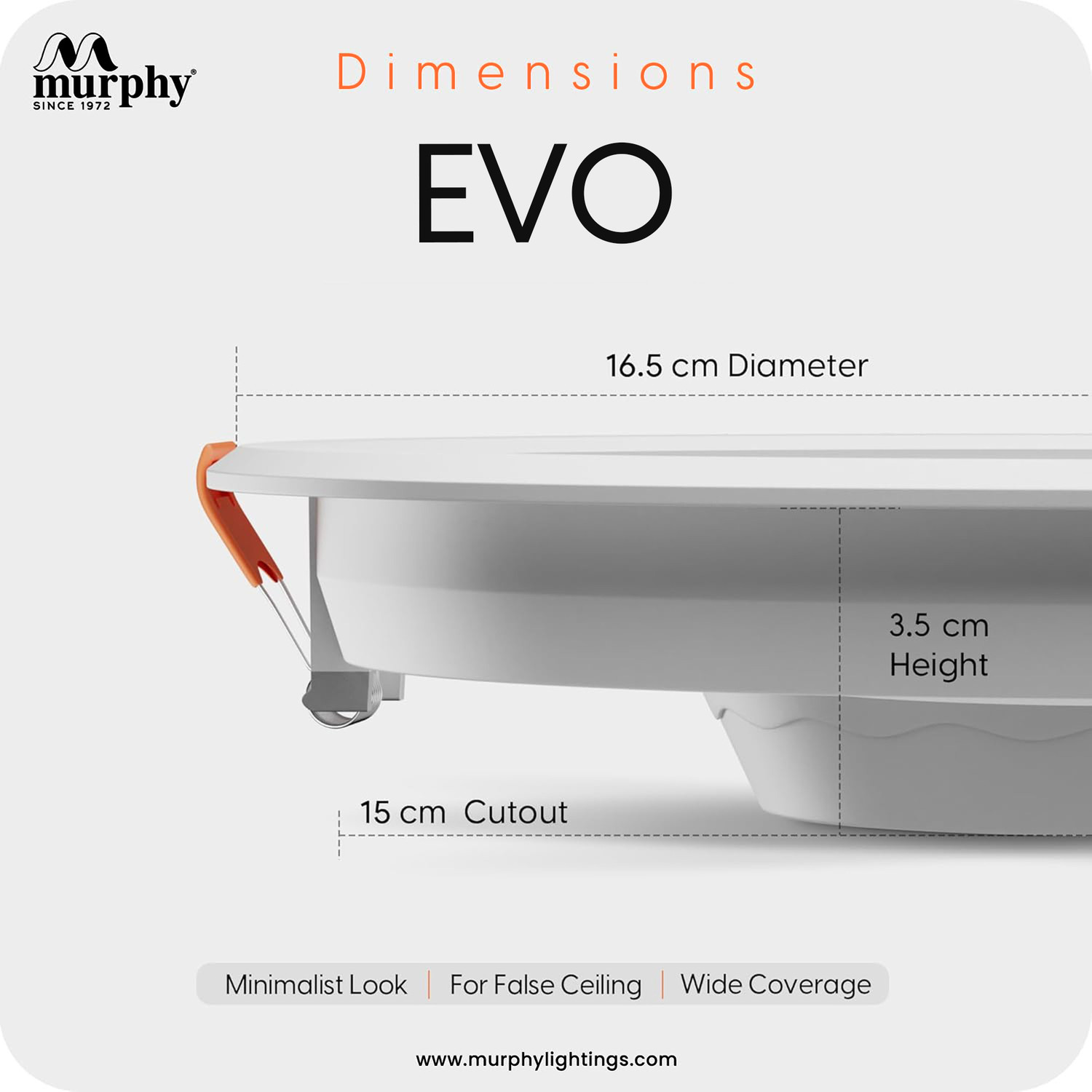 Image of MURPHY EVO Round LED - 15W Natural White Recessed Ceiling DownlightPack of 10 Recessed Ceiling Light Ceiling Lamp