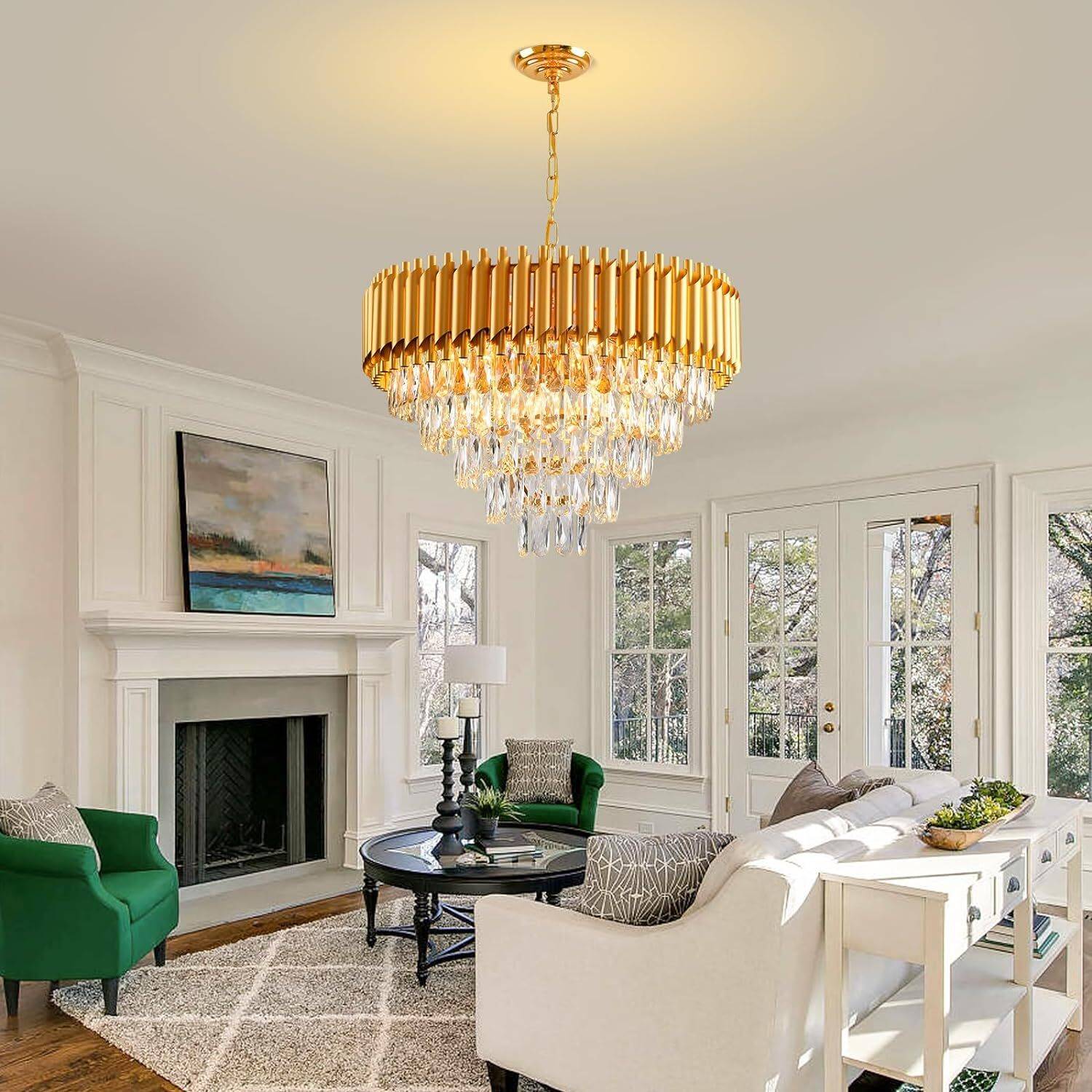Zisa 600mm Chandelier Ceiling Lamp Price in India - Buy Zisa 600mm