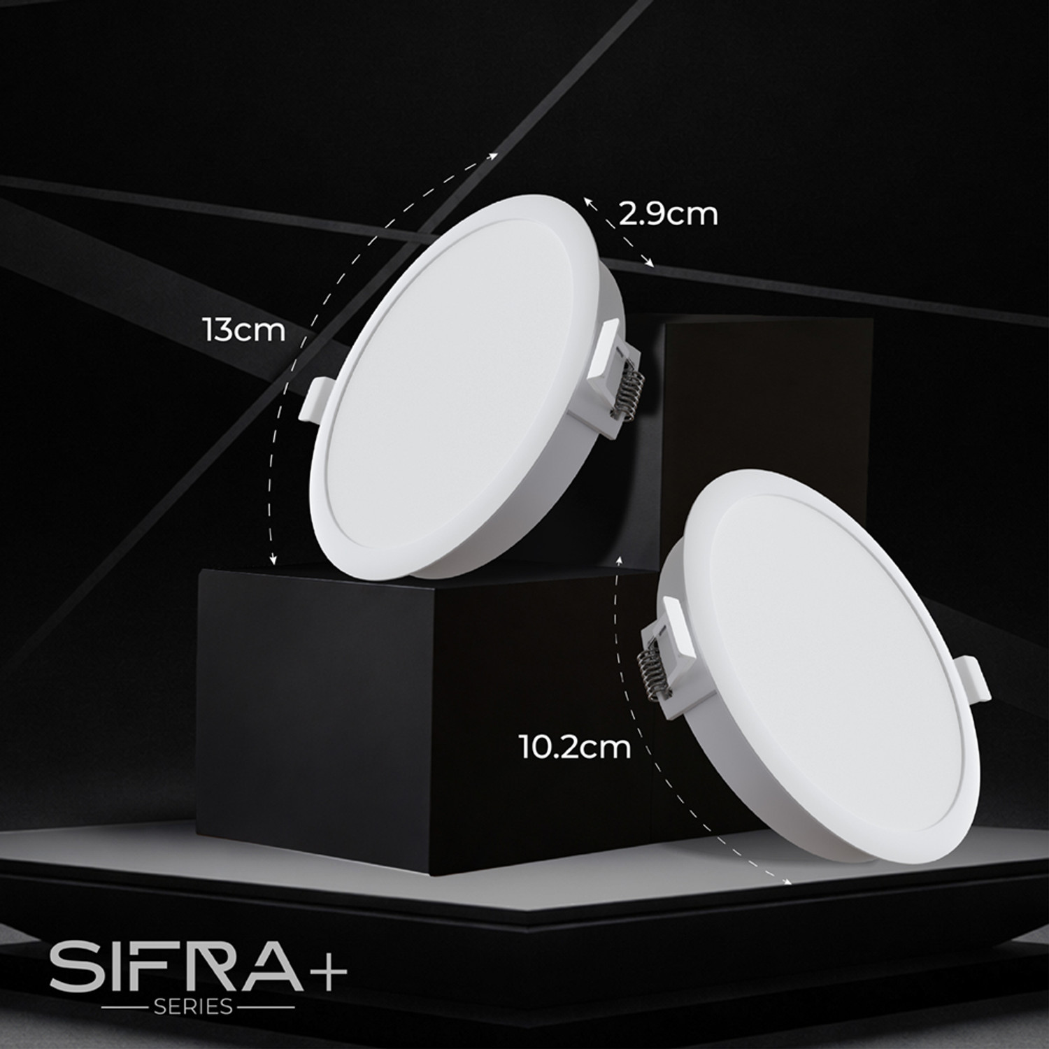 Image of Nortek Sifra+ 12W LED Downlight-8PC | Cool White Ceiling Light for Home & Kitchen Downlighter Ceiling Light Ceiling Lamp