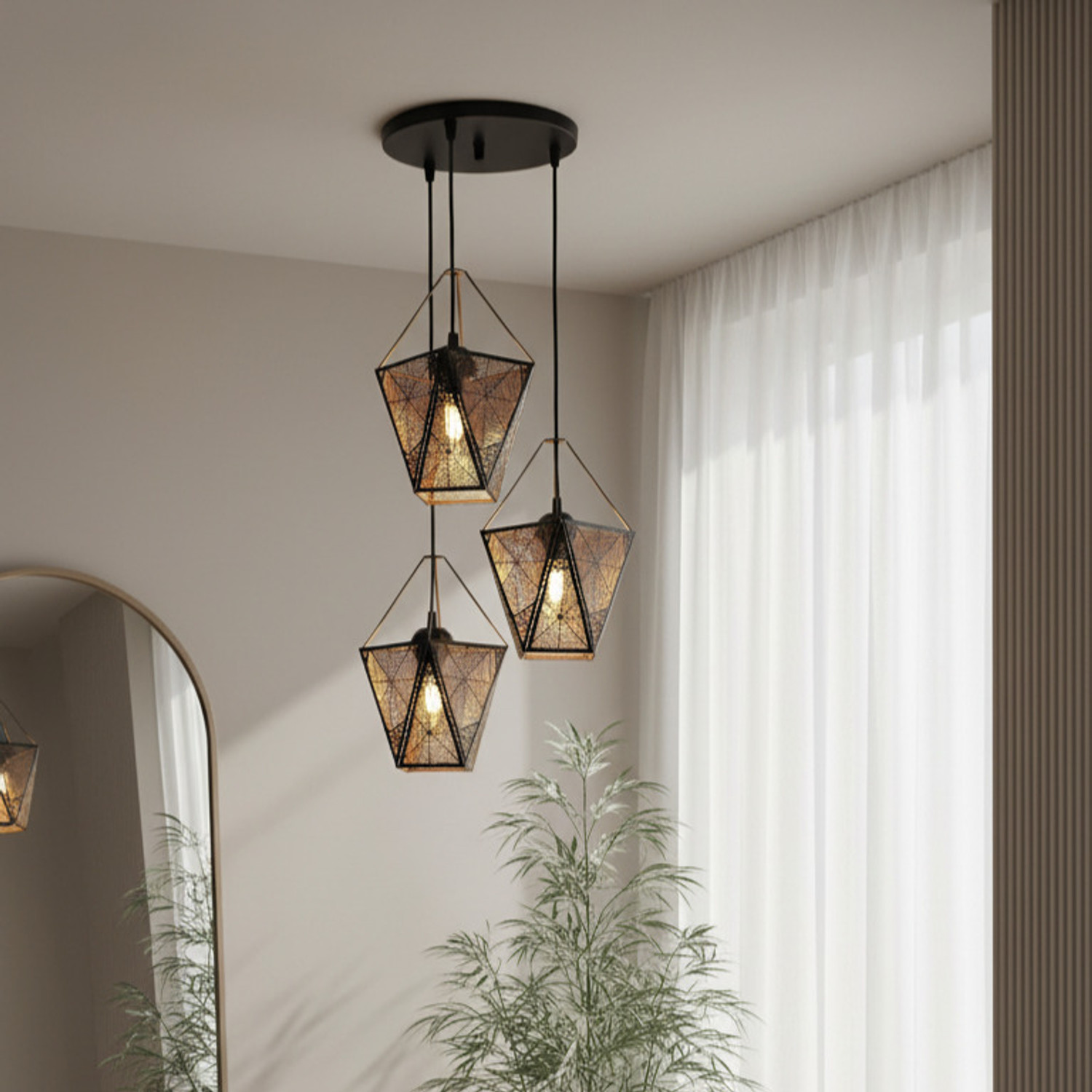 Image of DECORLIA EMPORIO (BULB INCLUDED) SPIDER DESIGN DECORATIVE Pendant Lamp Ceiling Lamp