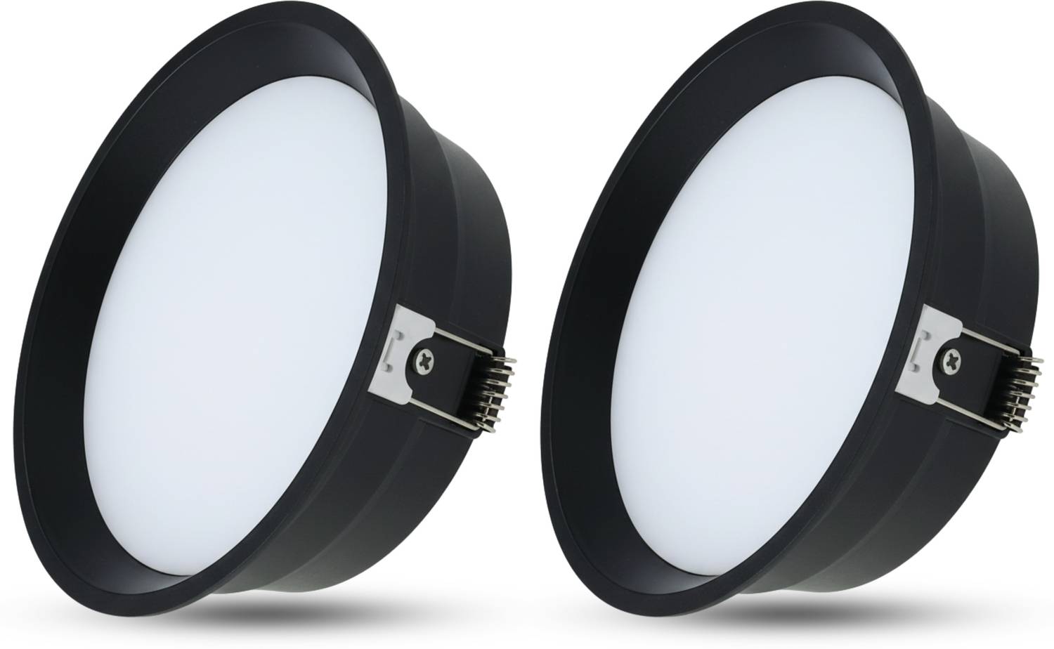 ASTER LITE 20W LED Panel Light Round, Deep Down Light (Cool White, Pack of 2) Recessed Ceiling Light Ceiling Lamp