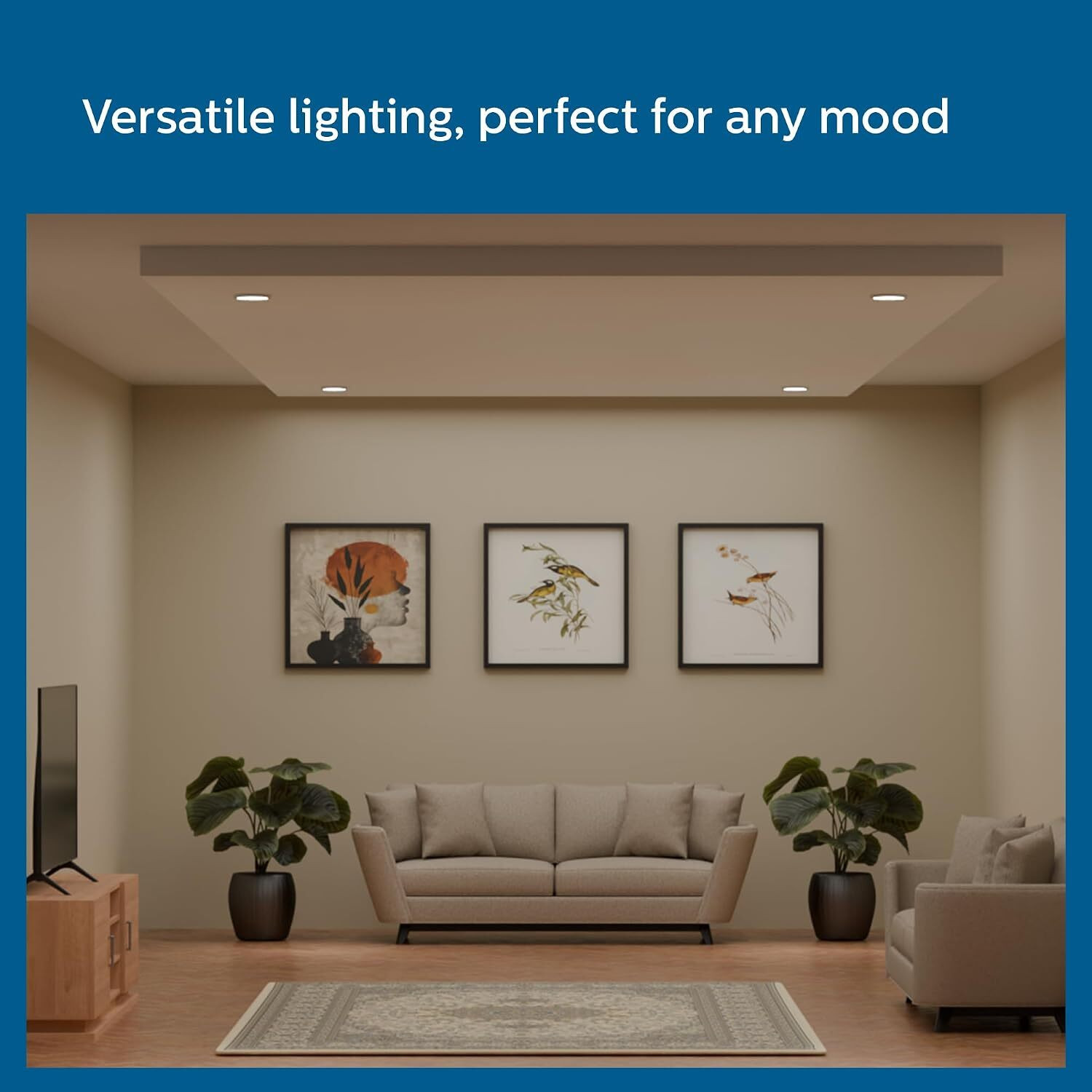 Image of PHILIPS Star Fit 3in1 LED DL 10W Ceiling Light Ceiling Lamp (White)
