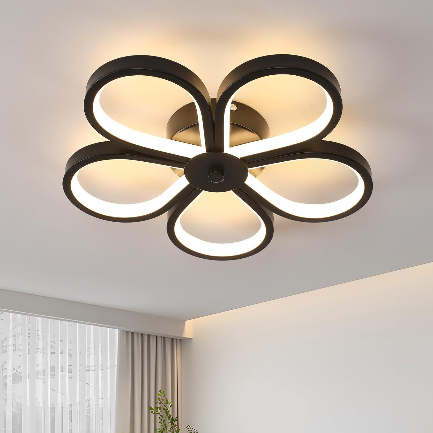 Image of AASHRO MALL C-807 Modern Dimmable LED Ceiling Light, Modern Flush Mount Chandelier Ceiling Lamp