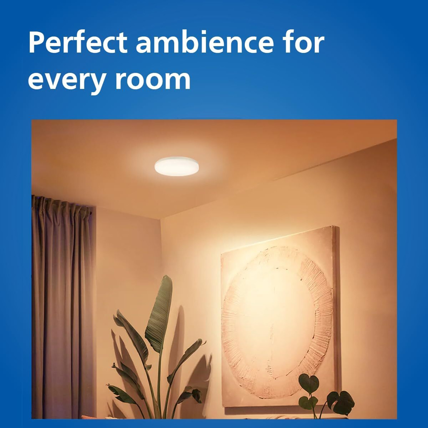 Image of PHILIPS 15W Round AstraGlow Surface DL 3in1 Ceiling Light Ceiling Lamp