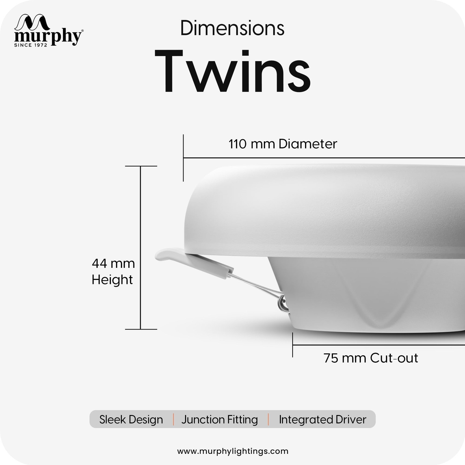 Image of MURPHY 2-in-1 7+7W Round LED Junction Light (CW+Blue) Ceiling Light Ceiling Lamp