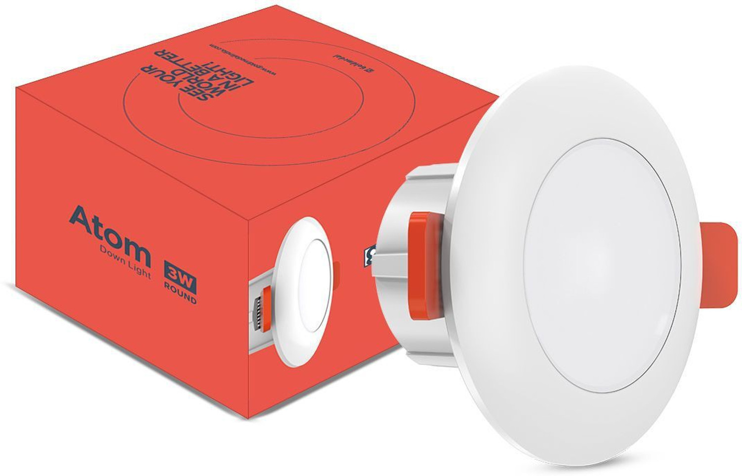 Image of Goldmedal Atom 3W LED Downlight-Round Recessed Ceiling Light Ceiling Lamp