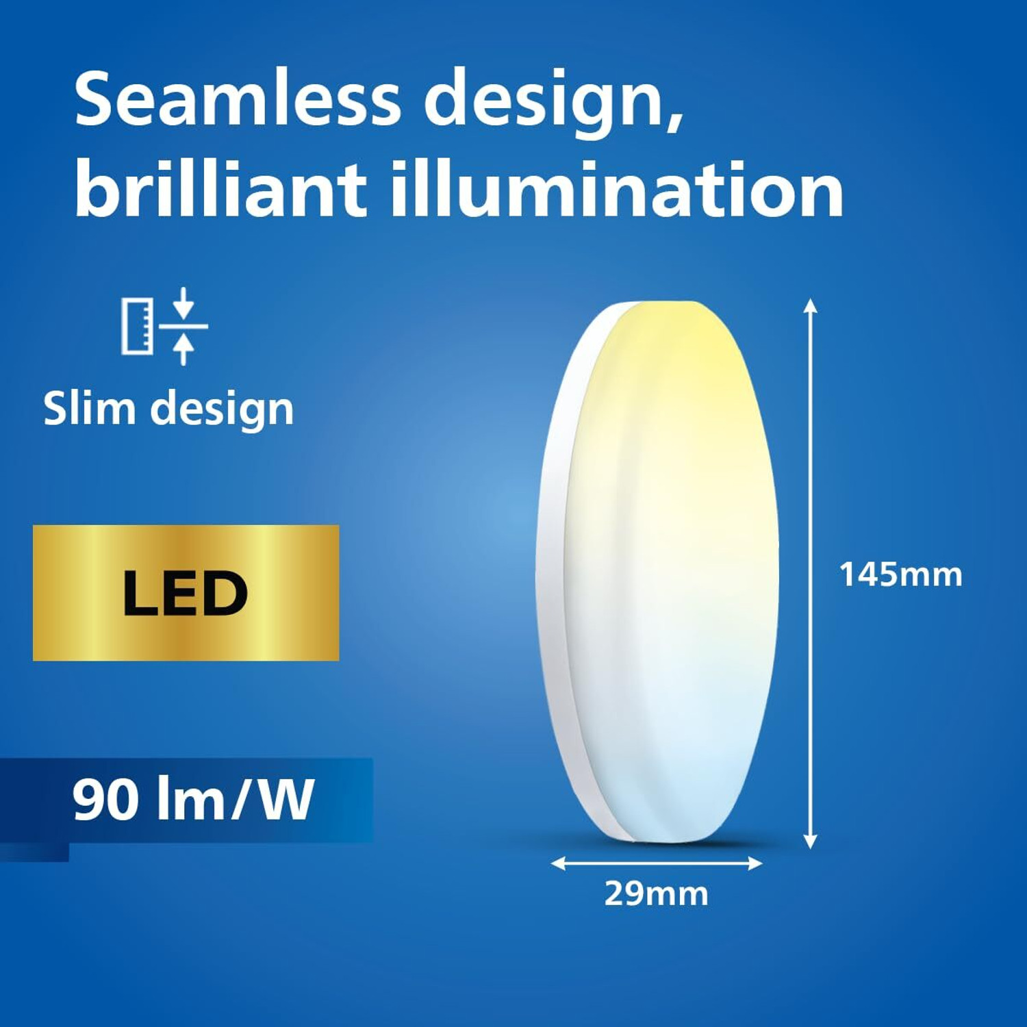 Image of PHILIPS 15W Round AstraGlow Surface DL 3in1 Ceiling Light Ceiling Lamp