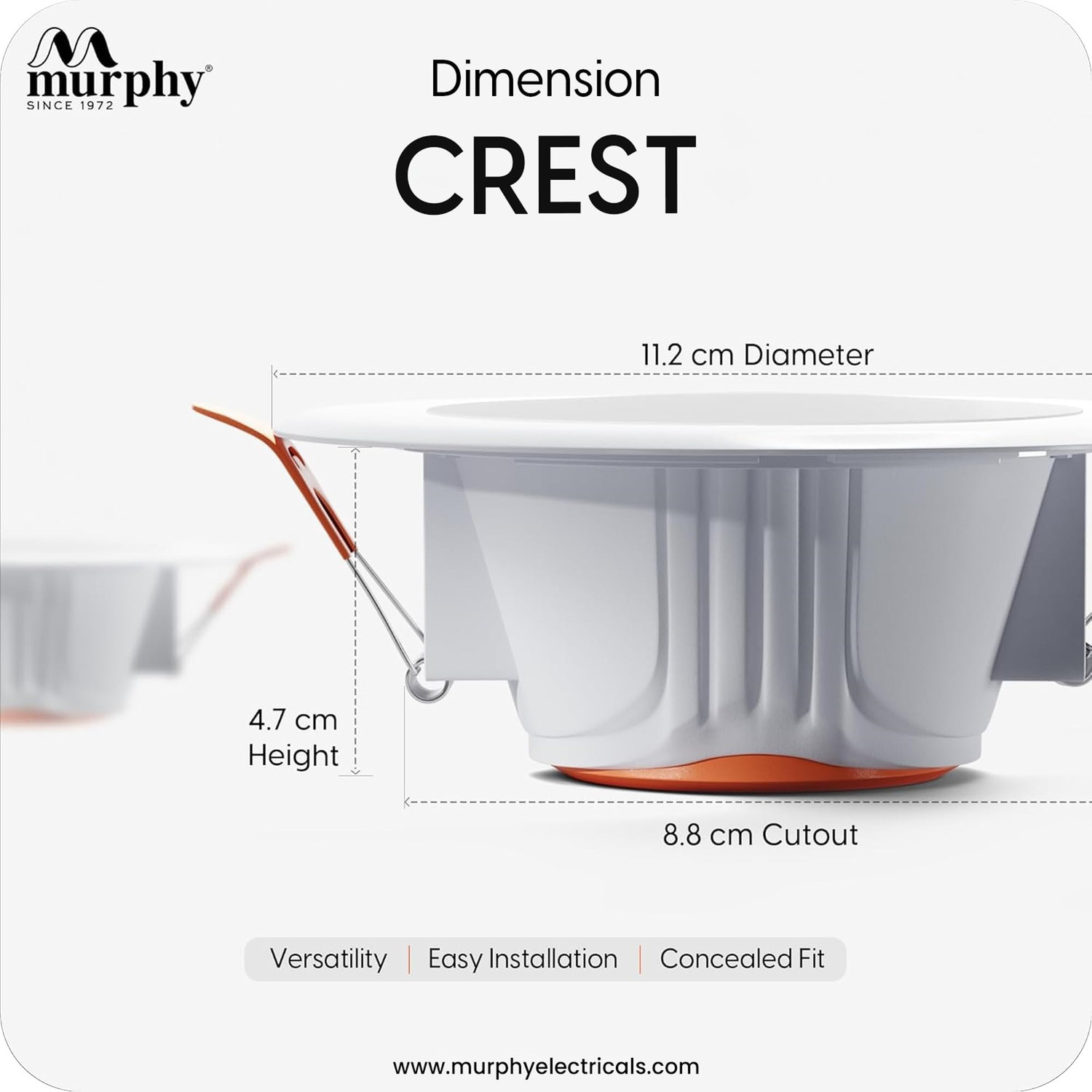Image of MURPHY Crest 7W 3-in-1 LED Conceal Panel Light (Cool White /Green /Pink) -Pack of 6 Ceiling Light Ceiling Lamp