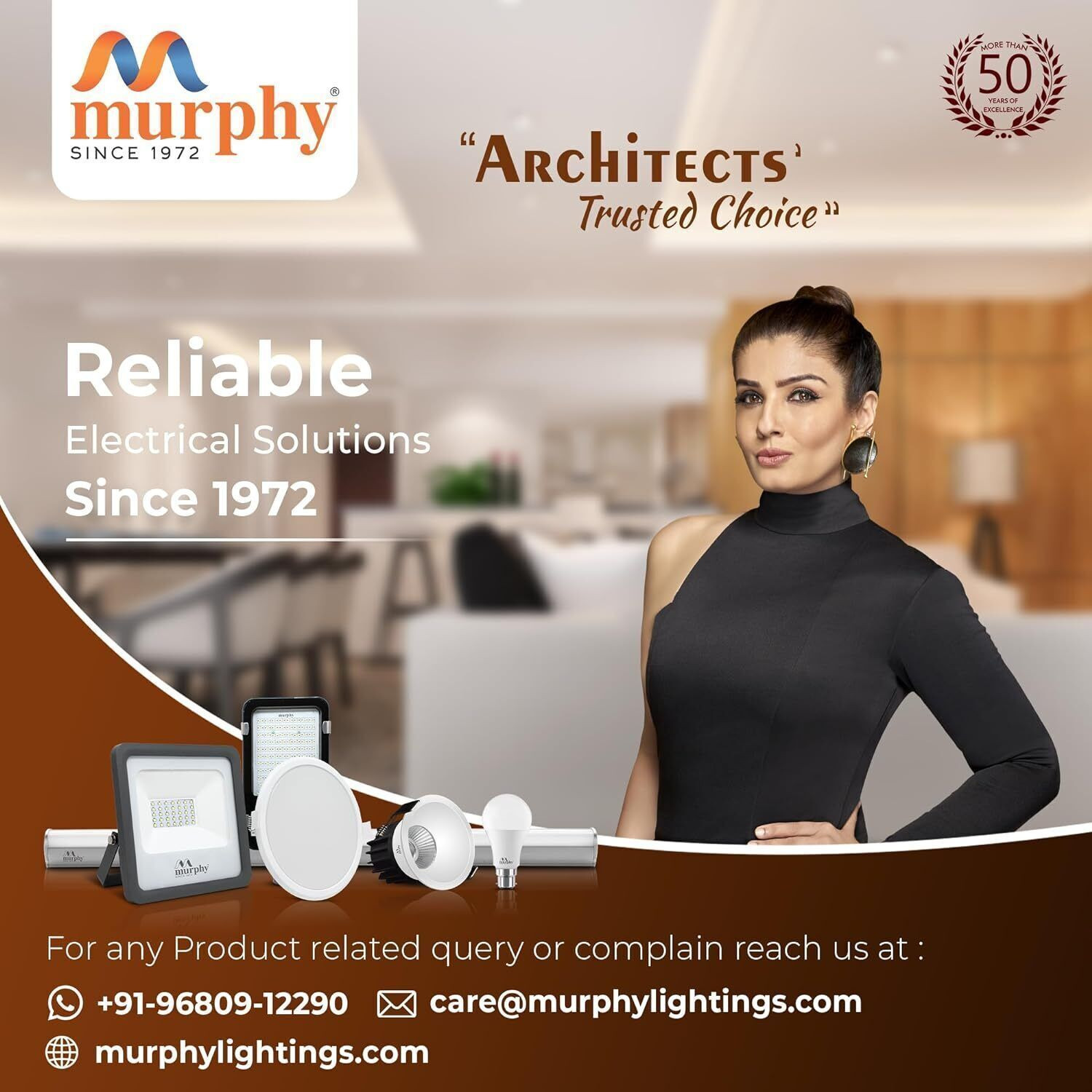 Image of MURPHY 1 Ft Cabinet 4W Under Cabinet and Under Counter Light Warm White, Pack of 1 4 W 30.48 cm Tube Light