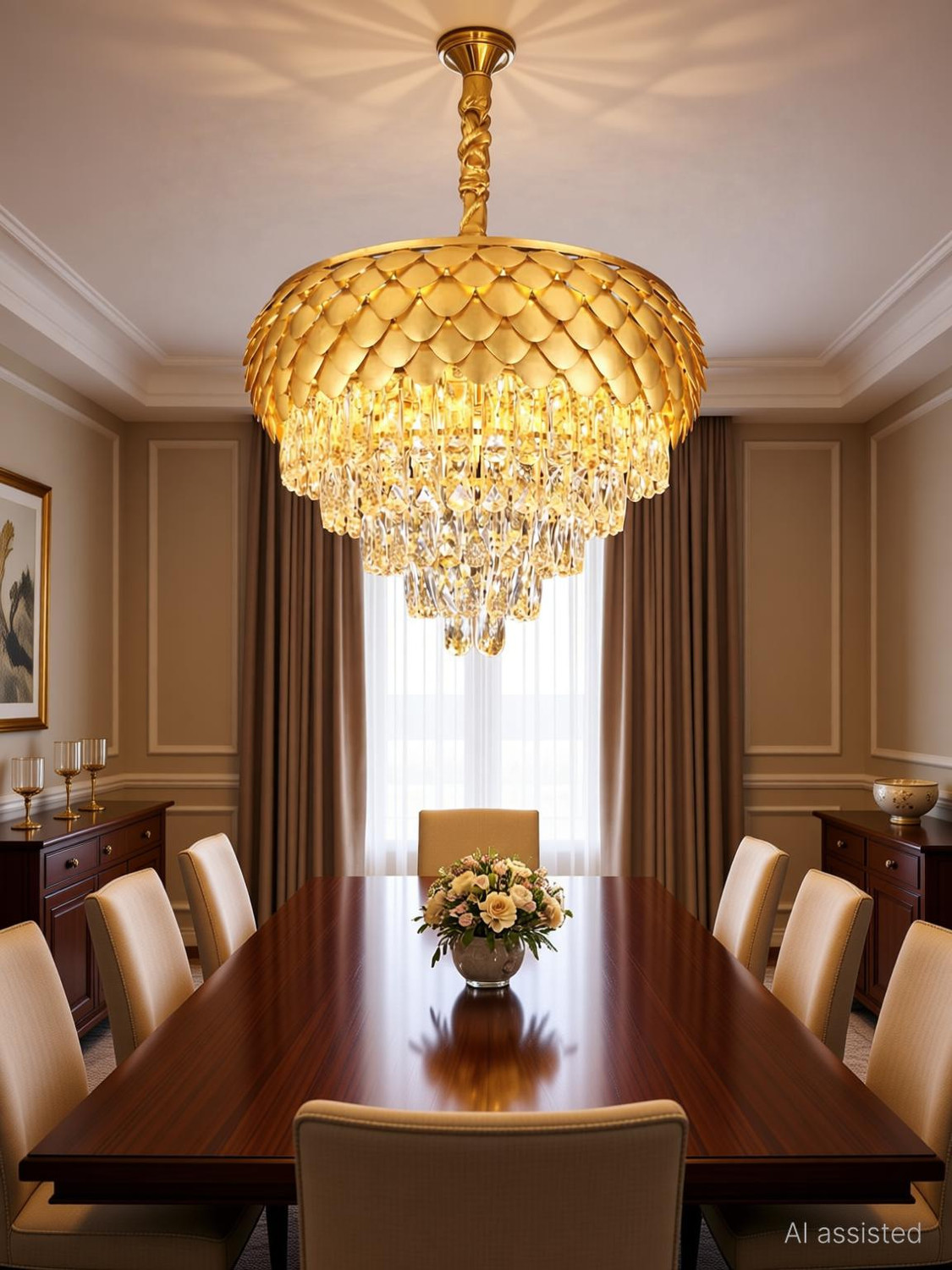 Image of Aphrodite Chandelier Ceiling Lamp