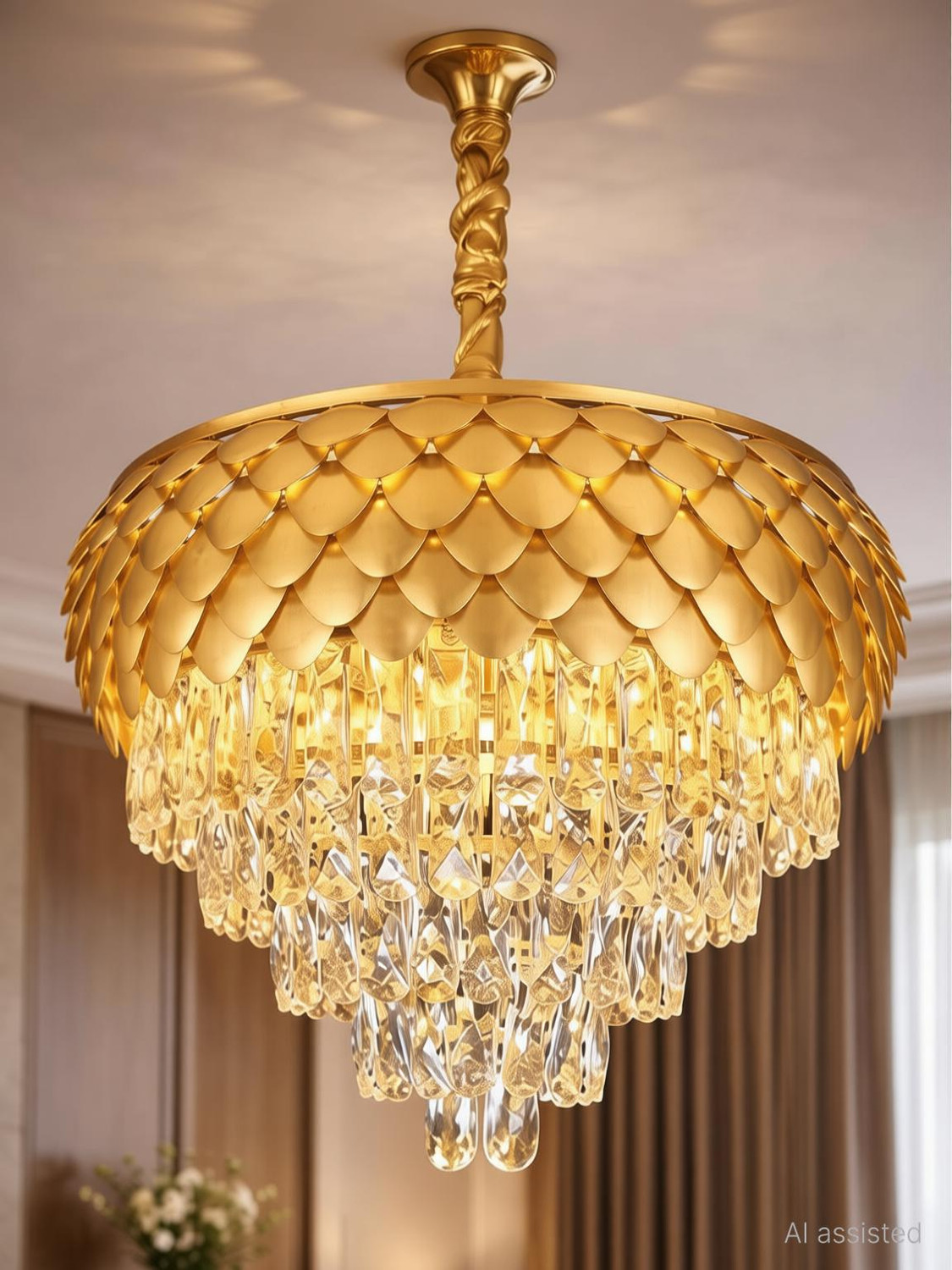Image of Aphrodite Chandelier Ceiling Lamp