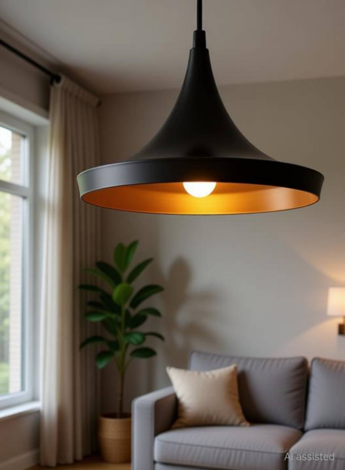 Areezo Areezo Vintage Aluminium Hanging Pendant Ceiling Light Lamp for Bedroom, Living Room Balcony Decor { Bulb not Included with Lamp} (Metal Hanging Light) Pendant Lamp Ceiling Lamp