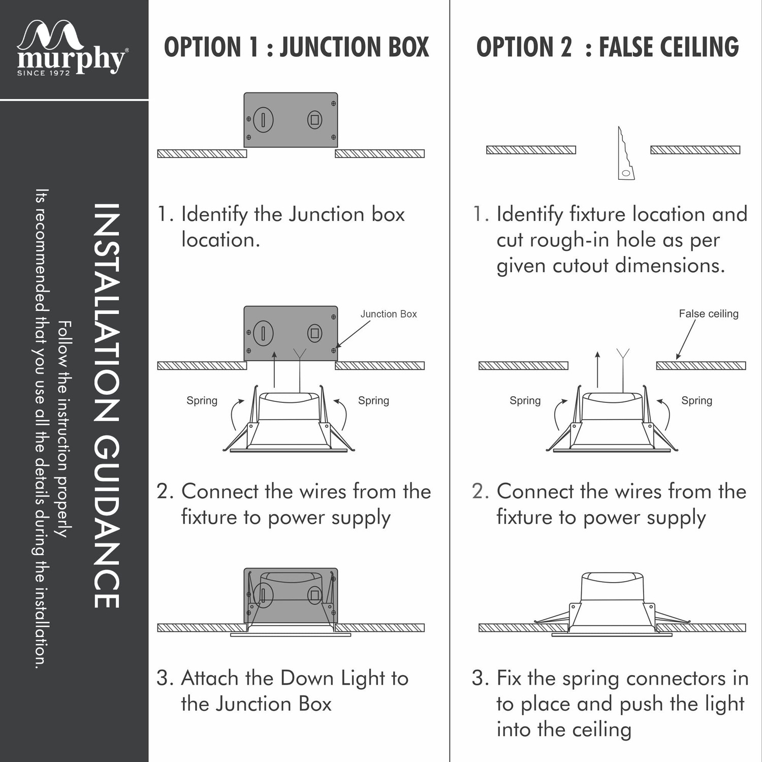 Image of MURPHY 3W Hexa Deep Junction Box LED Down Light (Pack of 12, Blue) Ceiling Light Ceiling Lamp
