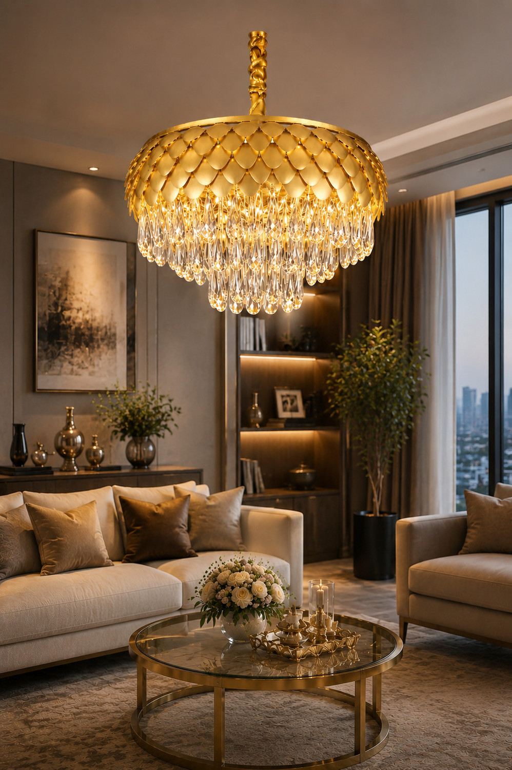 Image of Aphrodite Chandelier Ceiling Lamp