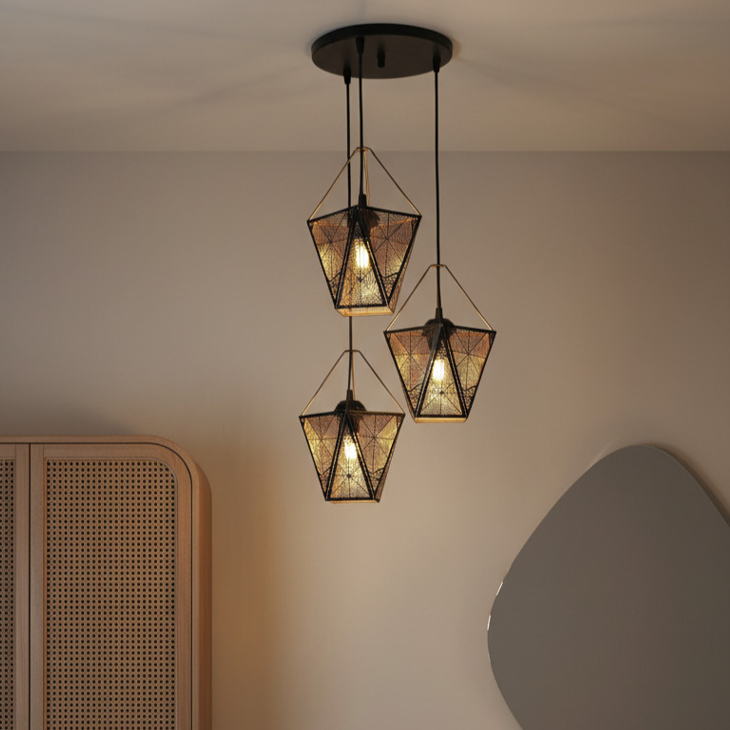 Image of DECORLIA EMPORIO (BULB INCLUDED) SPIDER DESIGN DECORATIVE Pendant Lamp Ceiling Lamp