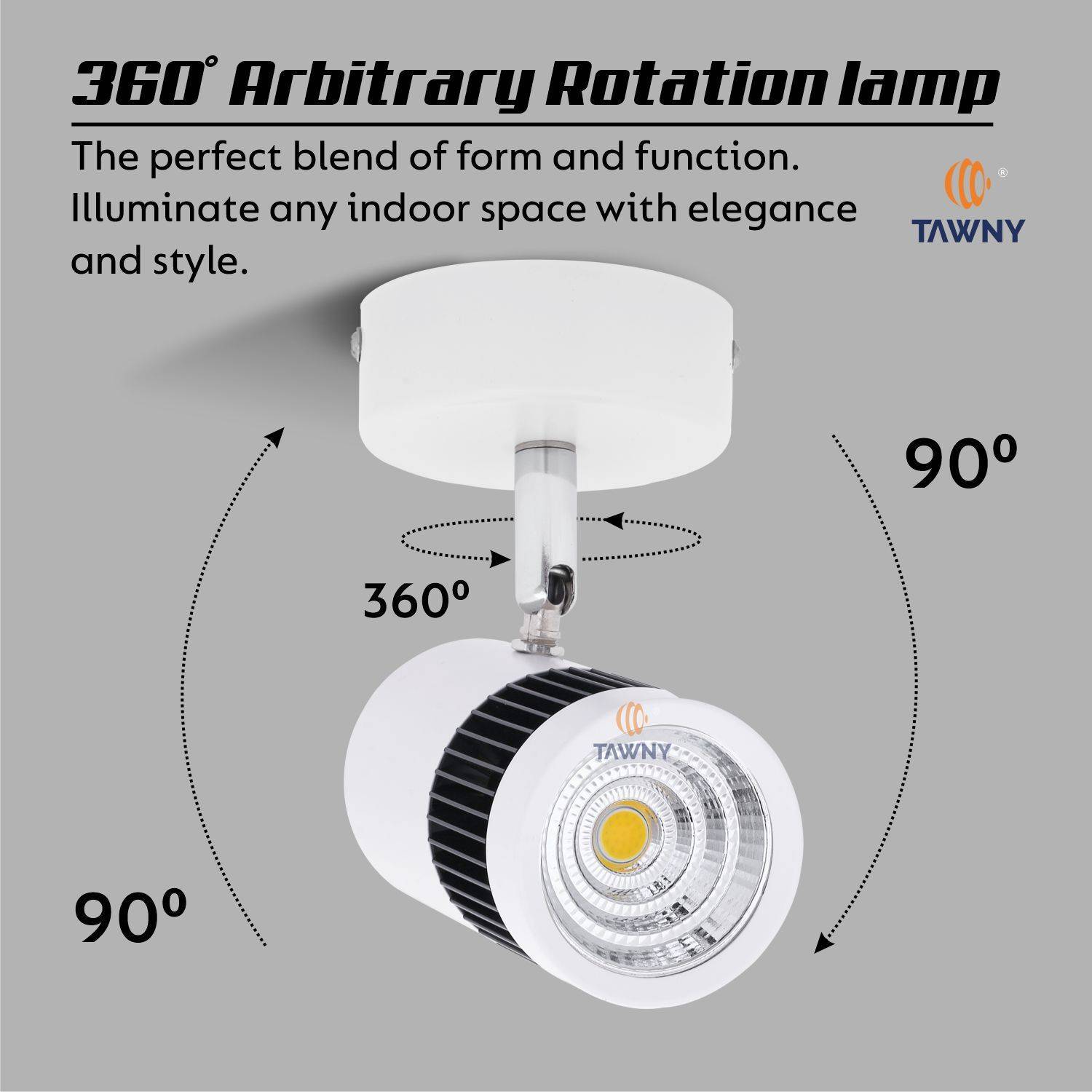 Tawny 3 watt White spot light,focus light,picture light,Color-Warm
