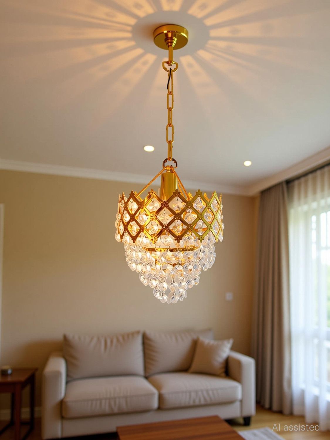Image of Aadya Chandelier Ceiling Lamp