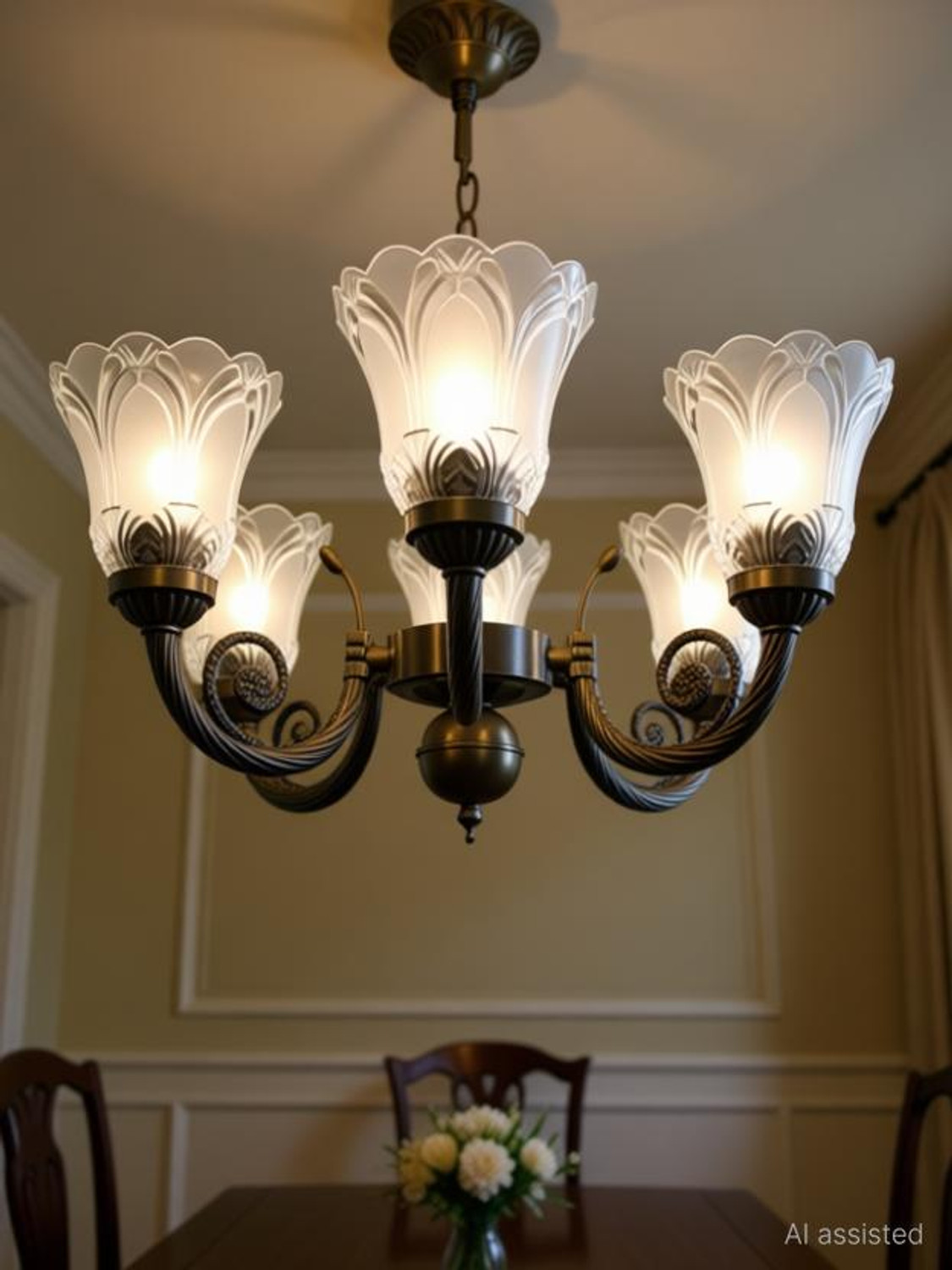 Image of Baslash Antique 8827 /5 chandelier Chandelier Ceiling Lamp