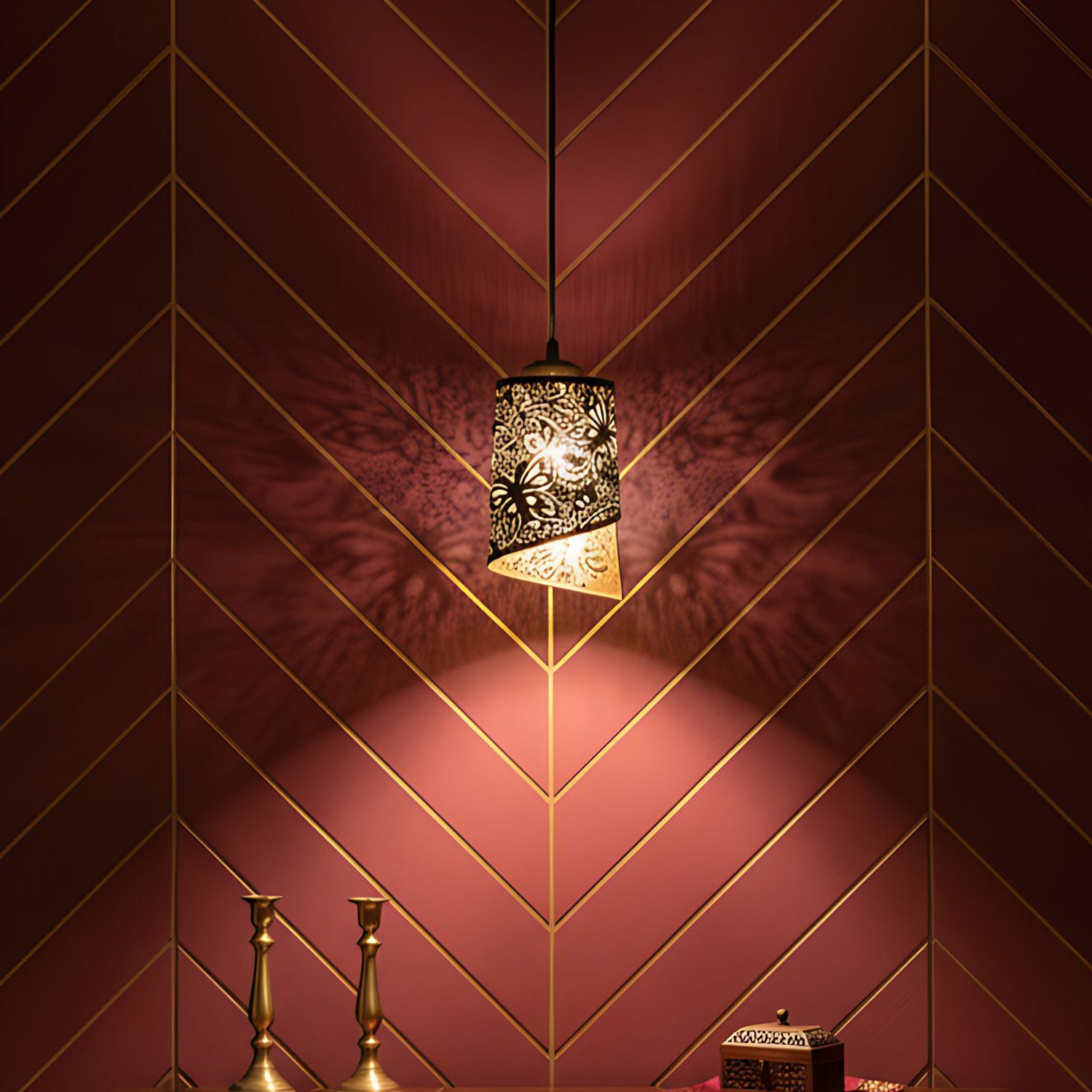 Image of DECORLIA EMPORIO Combo of 4 Pendants Ceiling Lamp