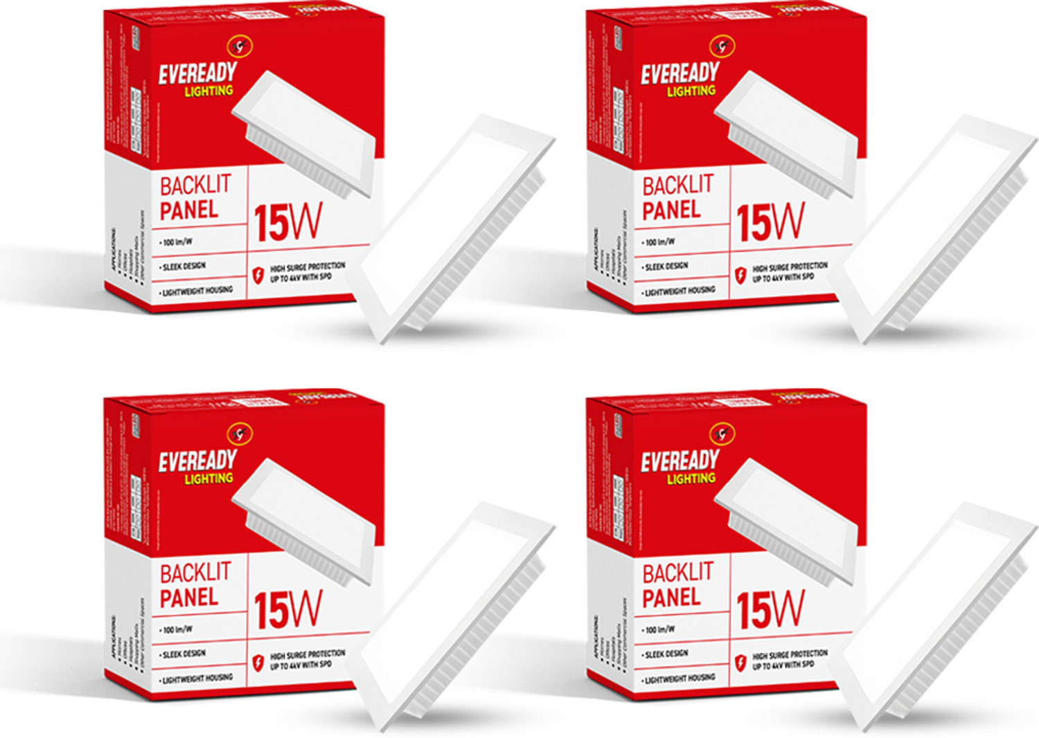 Image of EVEREADY 15 w Backlit Panel Ceiling Light Ceiling Lamp (White)
