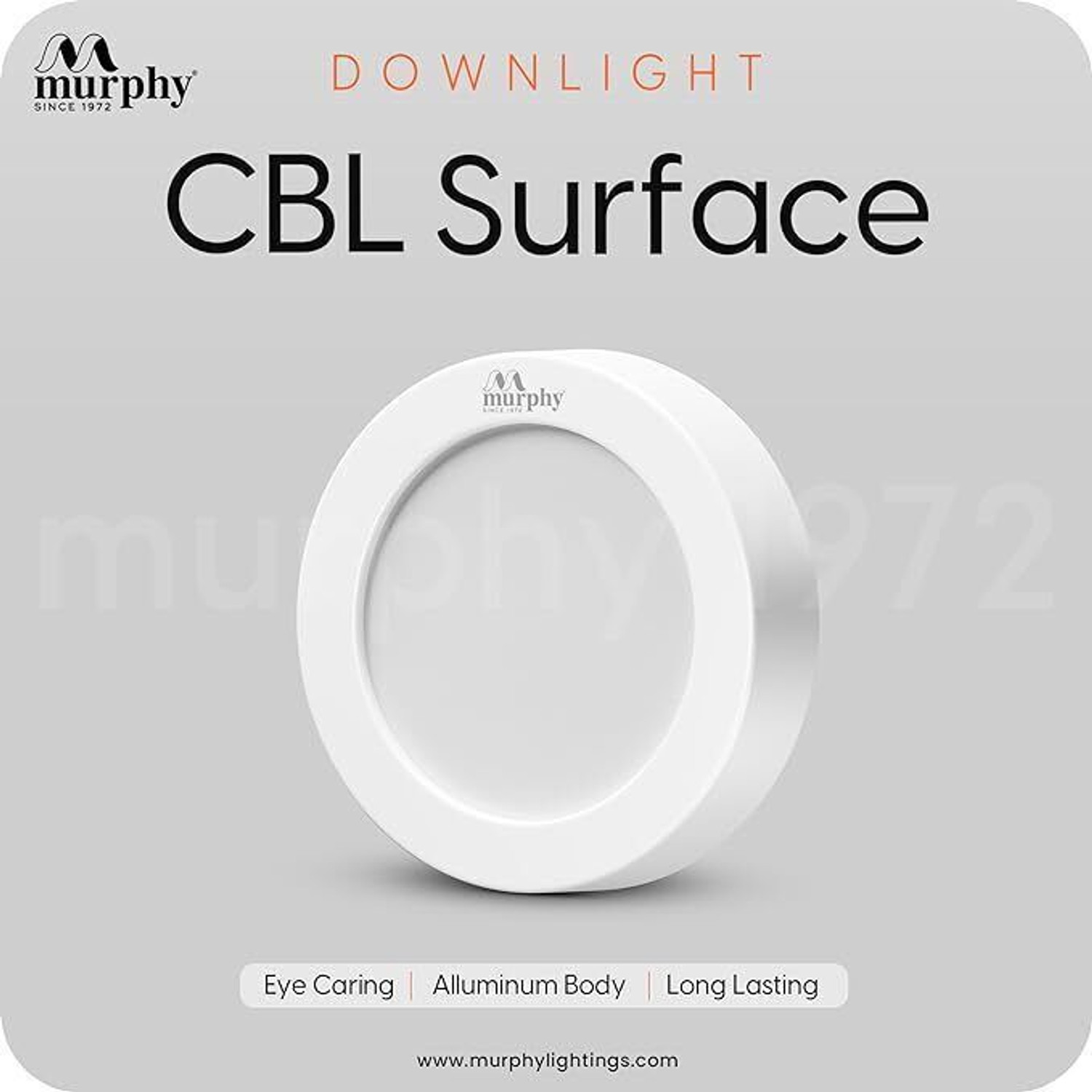 Image of MURPHY 9 Watts CBL Round LED Surface Down Light (Pack of 6, Warm White) Ceiling Light Ceiling Lamp