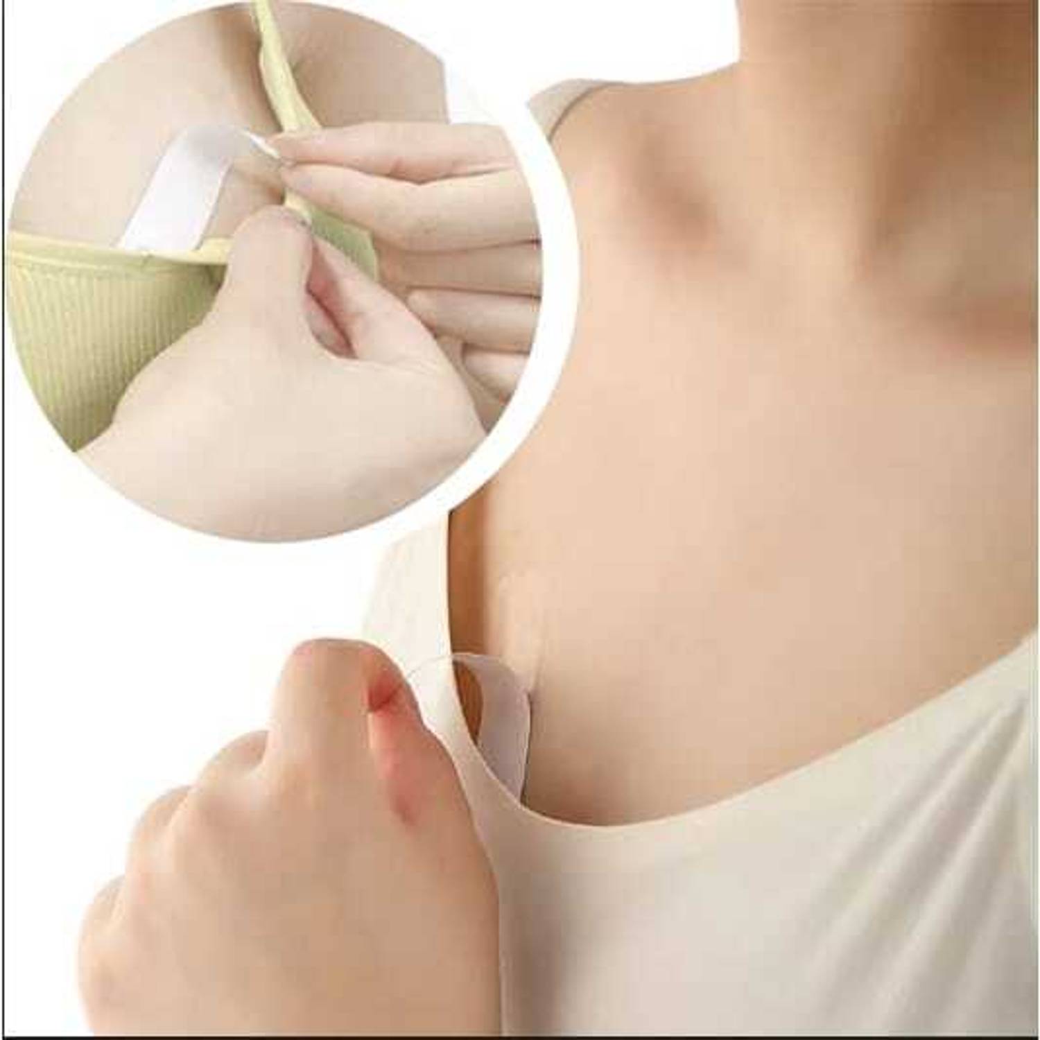 Buyer Choice Premium Quality Double sided skin & clothing Fashion Beauty Tape,Strong Adhesive Fabric and Skin Friendly,Gentle to stick on Skin & clothes Both For Men & Women Dress Tape for women Backless, Strapless Dresses, Hidden Bra Straps for Girls (Manual)