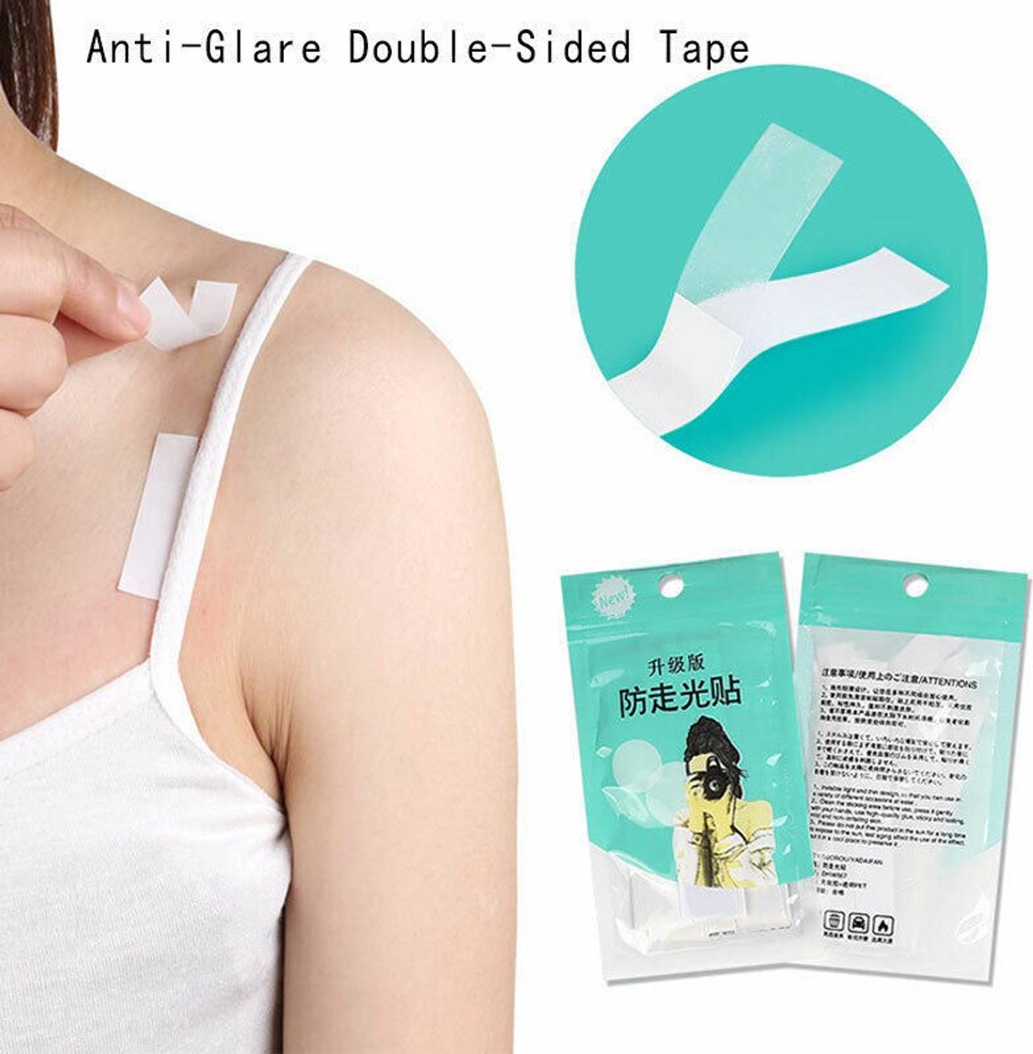AirSoft Double Sided Transparent Double Sided Stickers Double Sided Skin Tape (Manual)