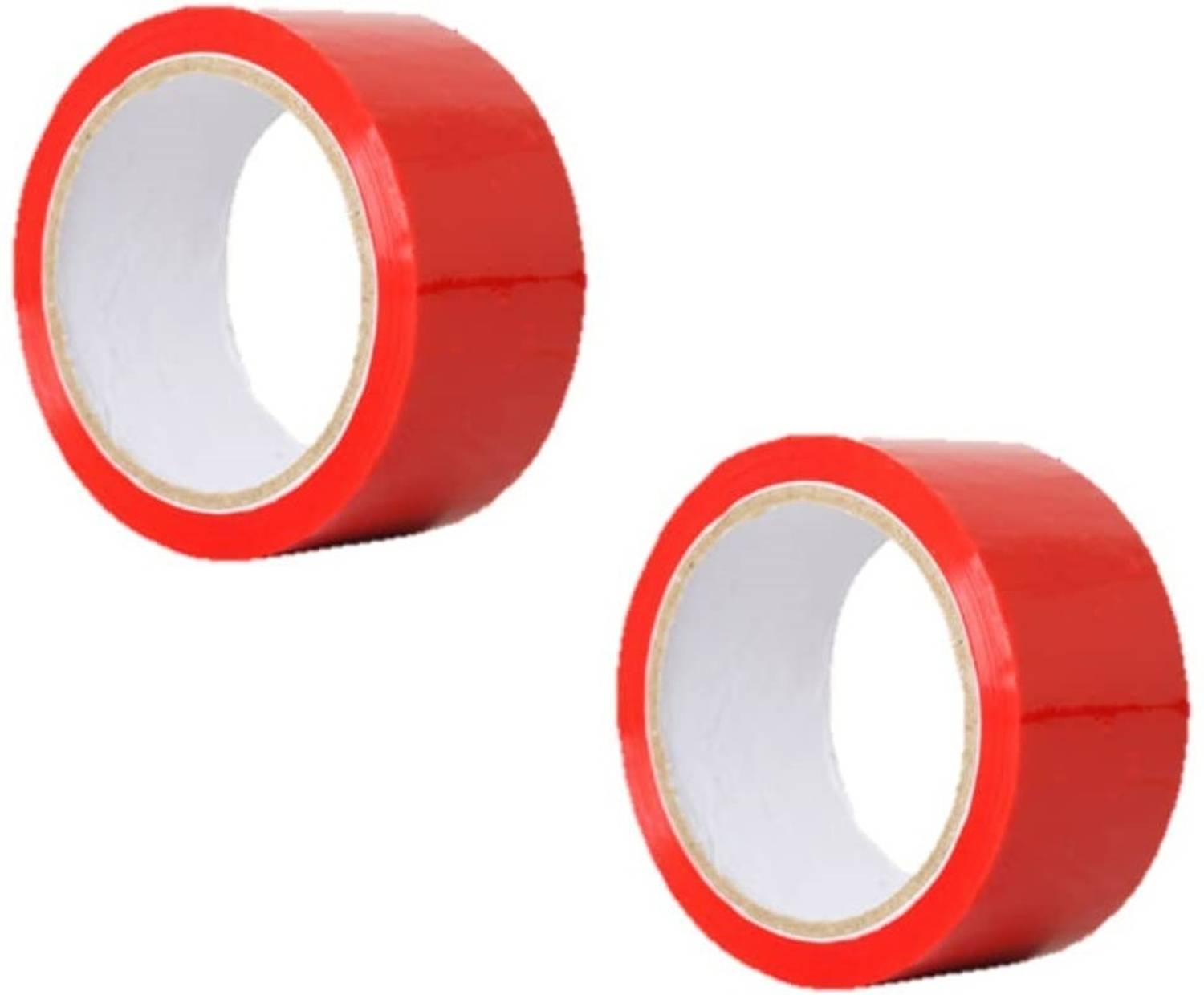 BlackDreams BOPP/Packing/Marking Handheld High Strength Adhesive Tape (Red, 48x40 m, 2 Inch) (Manual)