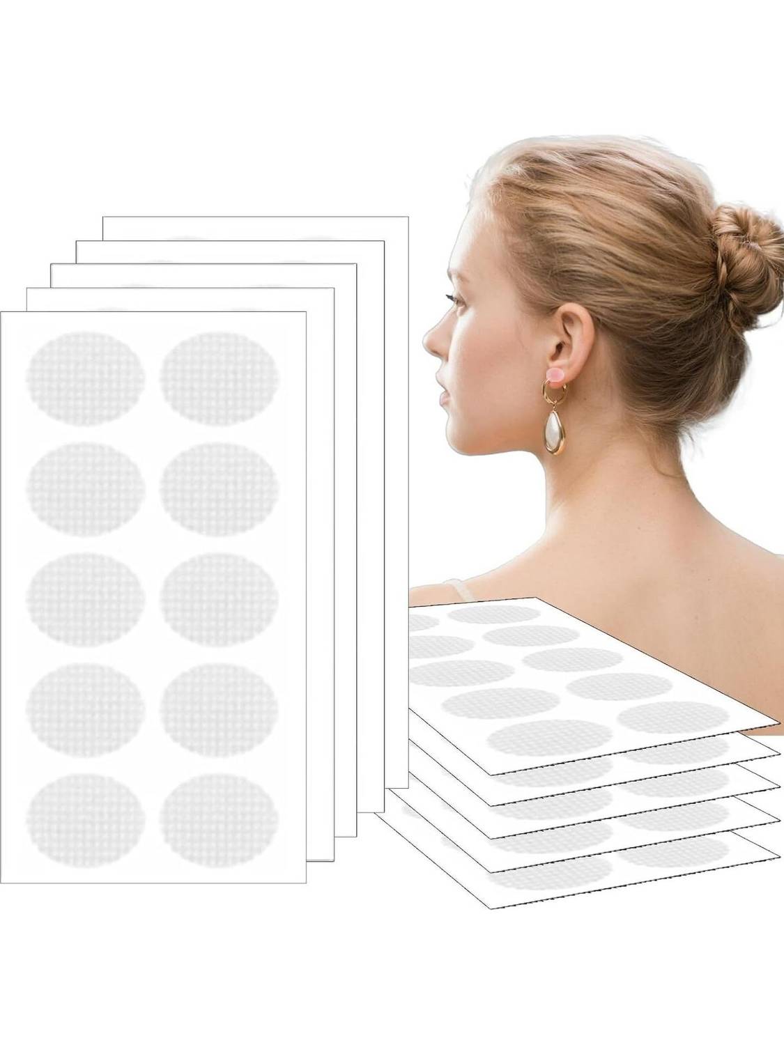 Buyer Choice Invisible Ear Lobe Tape Silicone Clip-on Earring