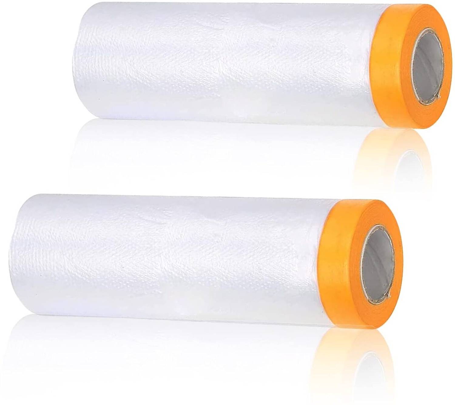 Calldrishe Paint Protection Film and Tape Multipurpose Pre Taped Masking Protection Film Handheld Pre taped Masking Sheet Tape for Protection from Dust ,water, paint and moisture (Manual)