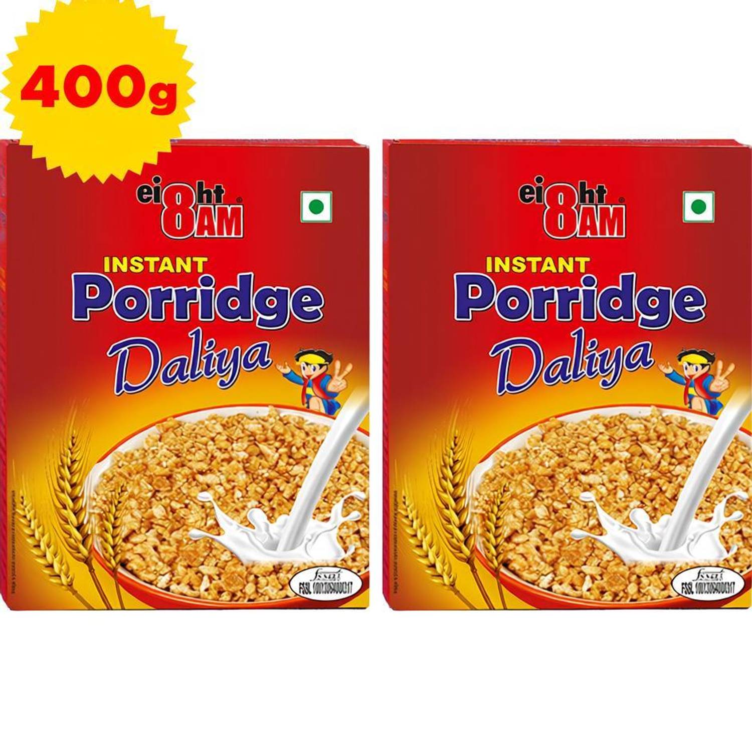 8AM Instant Porridge (Daliya) Box