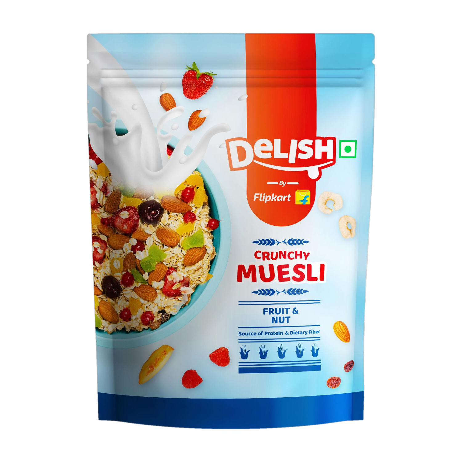 Image of Delish by Flipkart Fruit and Nut Muesli Pouch