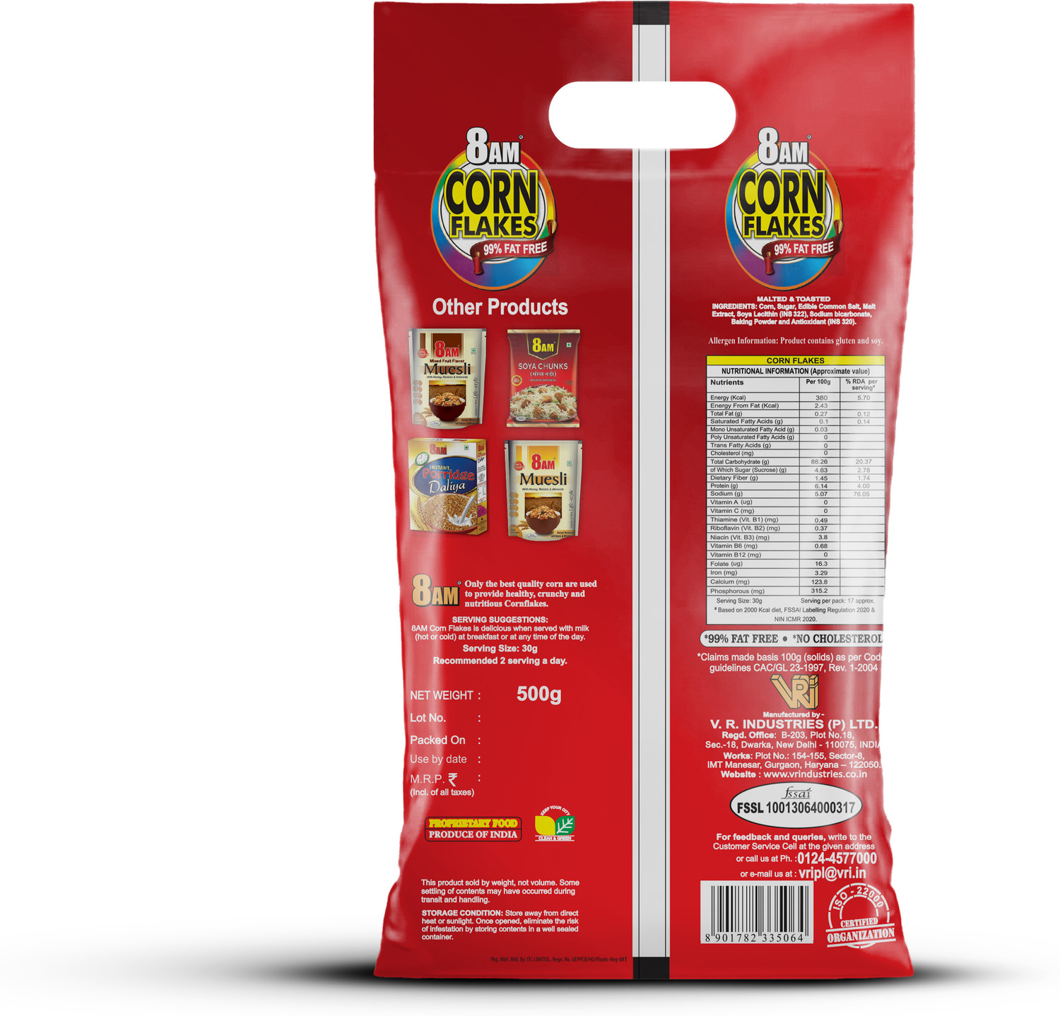 Image of 8AM Corn Flakes Pouch Pouch